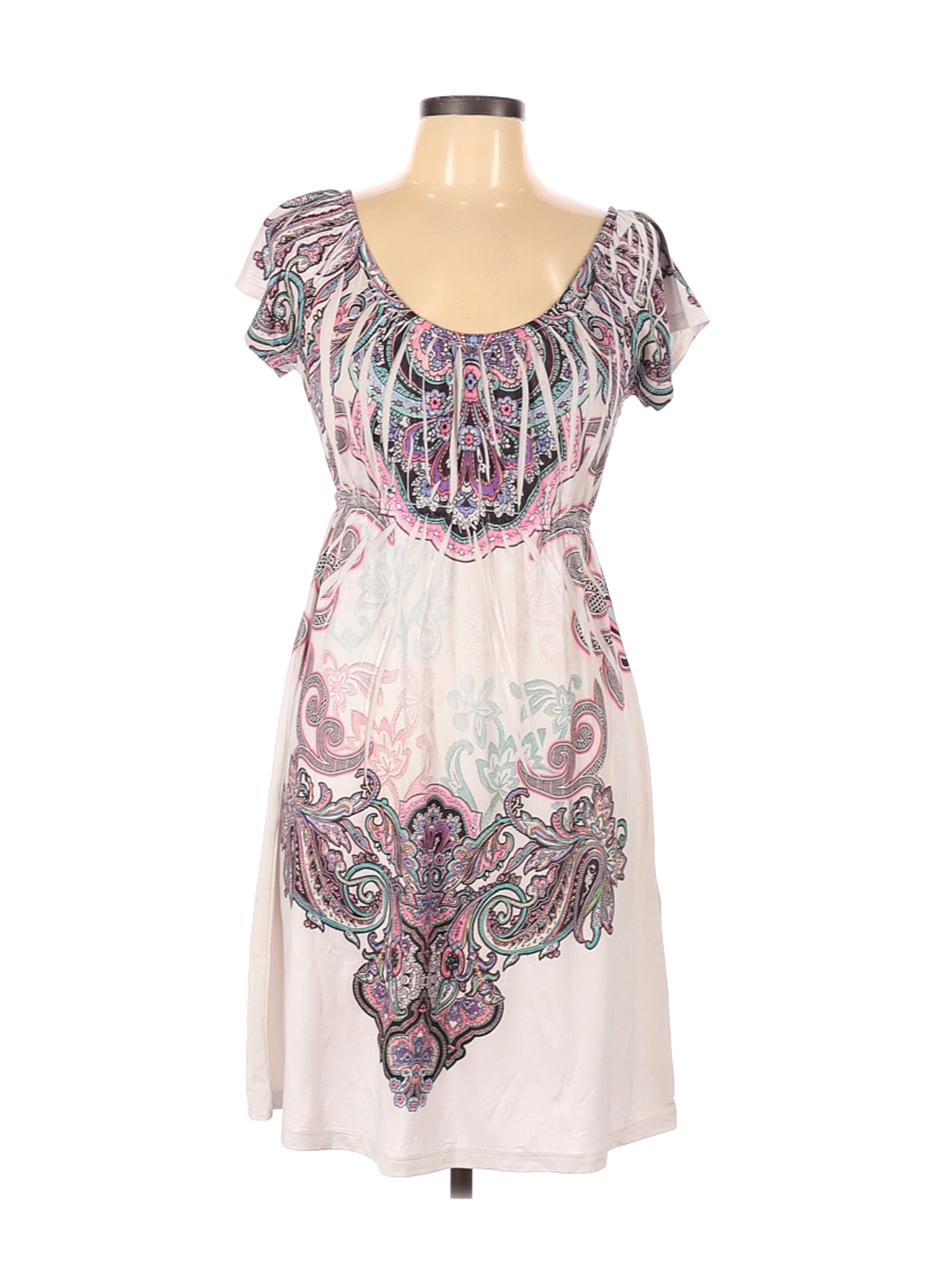 Kiara Women White Casual Dress L | eBay