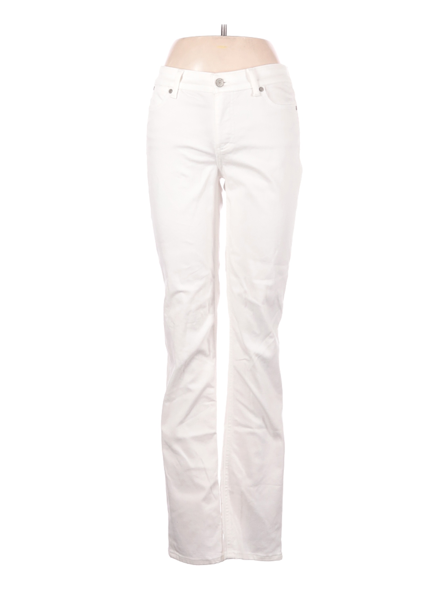 Talbots Women White Jeans 2 | eBay