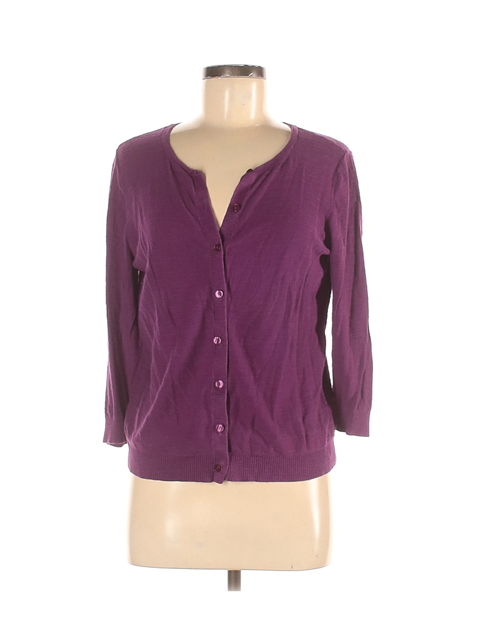 Ann Taylor LOFT Outlet Women Purple Cardigan M | eBay