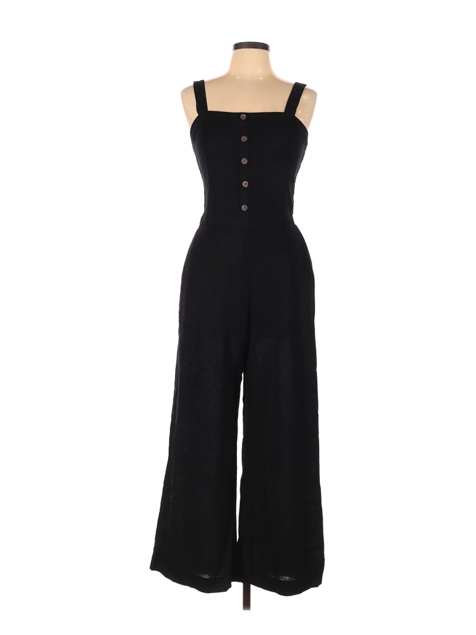 Zara Women Black Jumpsuit L | eBay