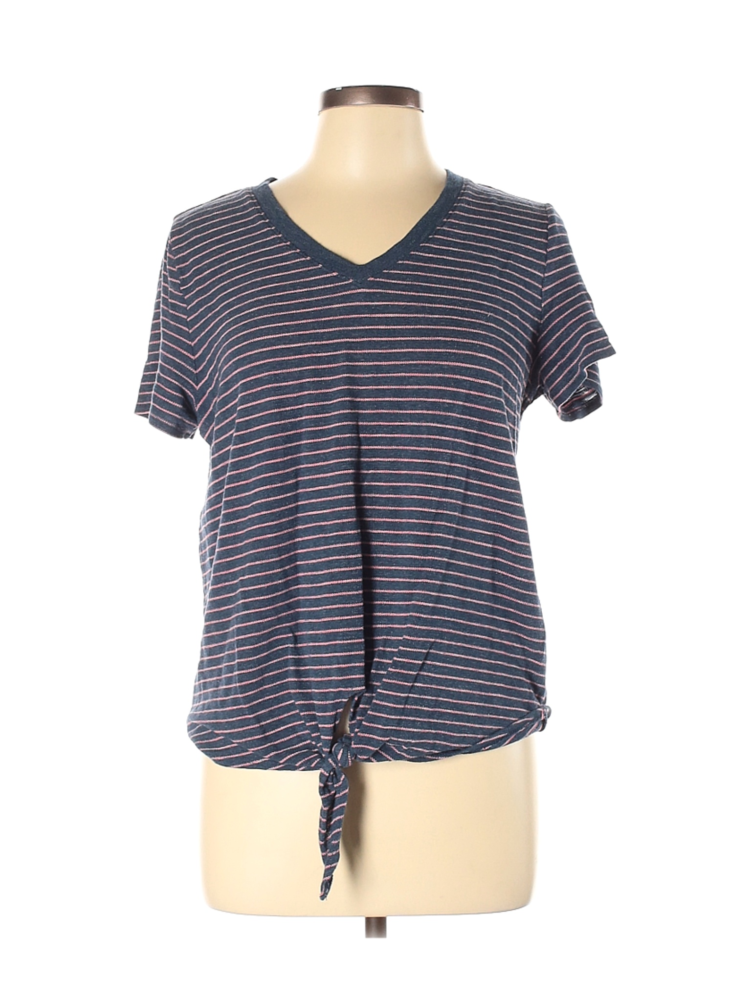 Universal Thread Women Blue Short Sleeve T-Shirt L | eBay