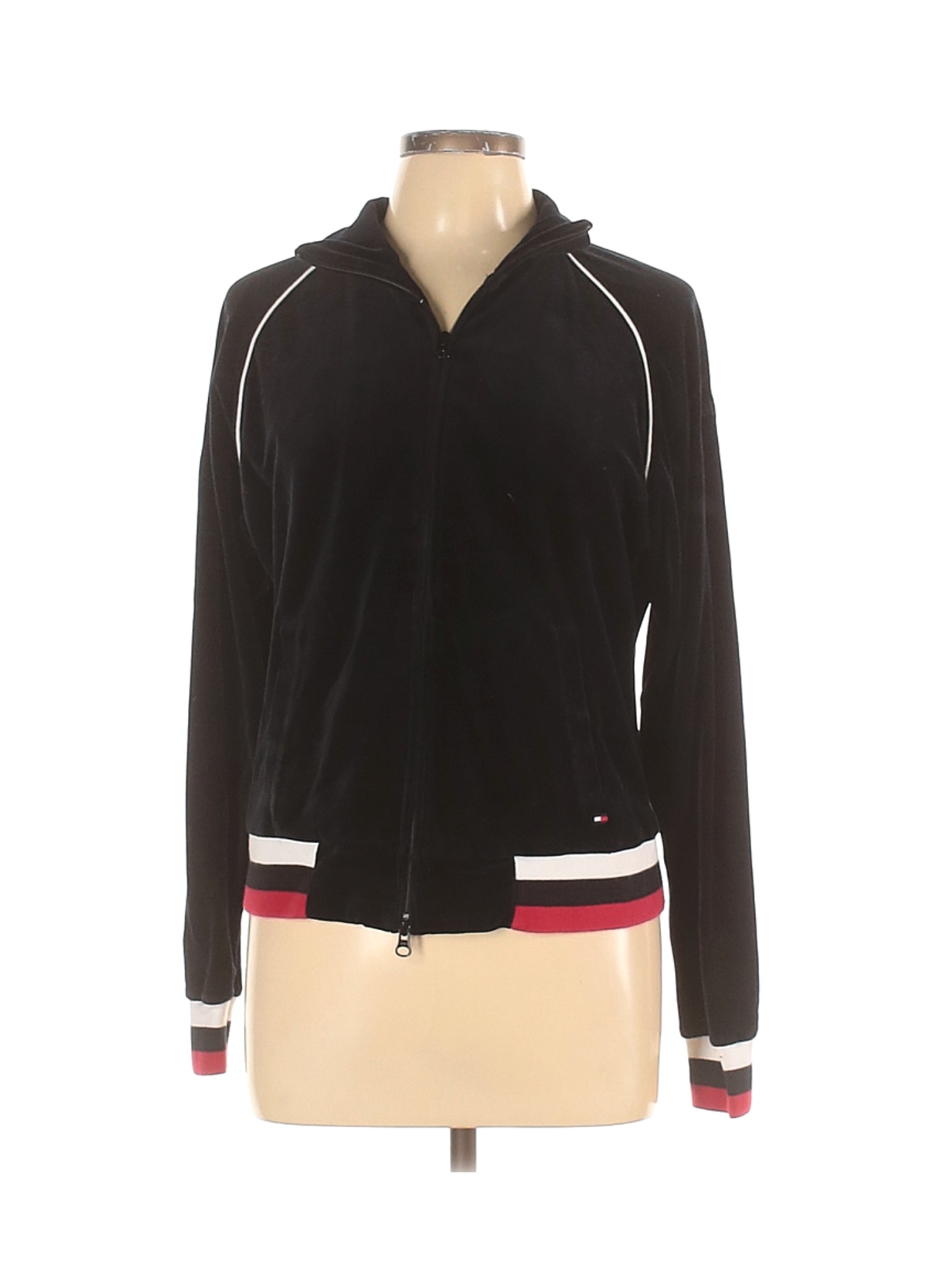 Tommy Hilfiger Women Black Track Jacket XL | eBay