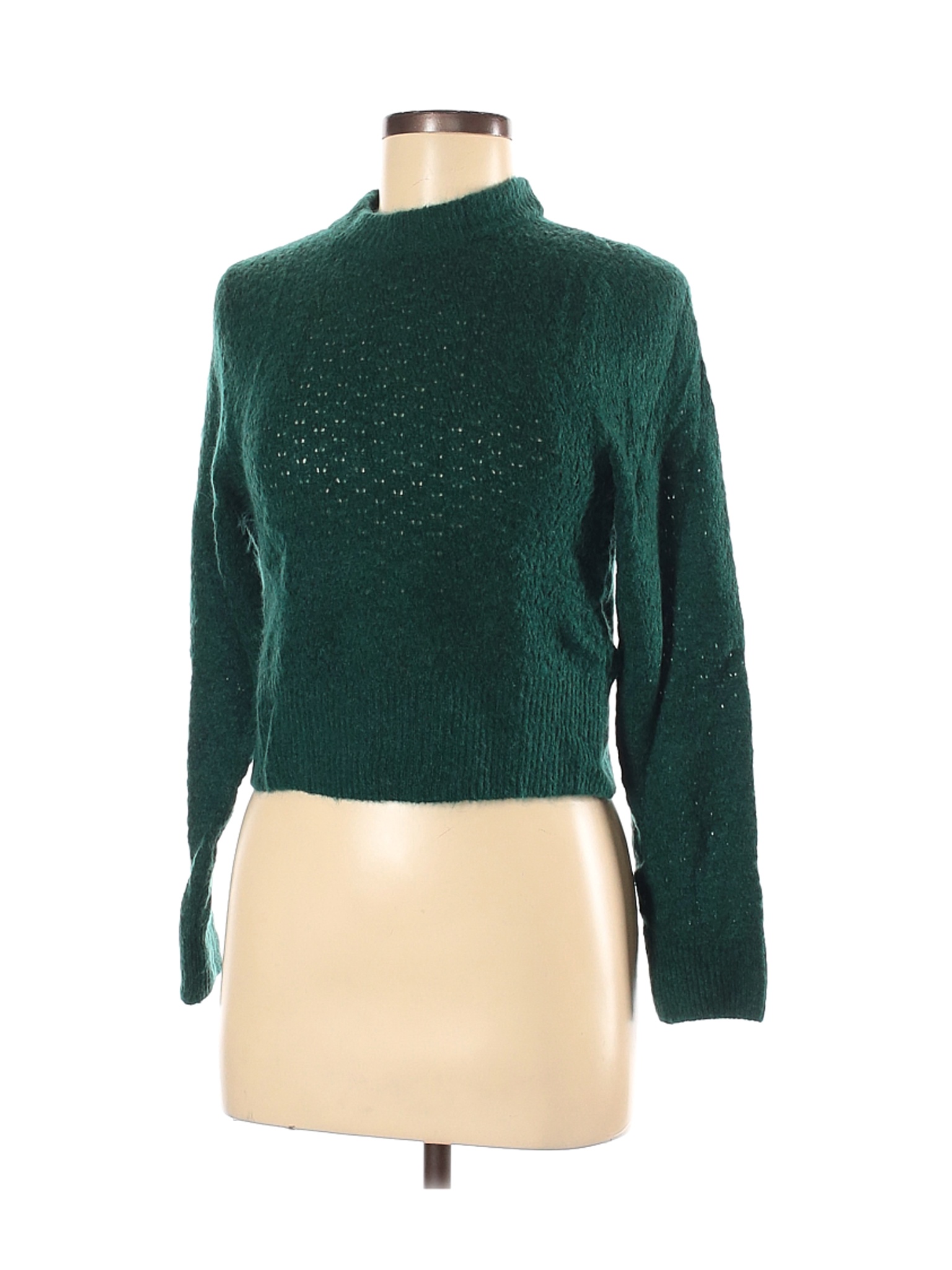 H&M Women Green Pullover Sweater XS | eBay