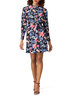 Rebecca Minkoff 100% Polyester Black Floral Trudy Dress Size M - photo 3