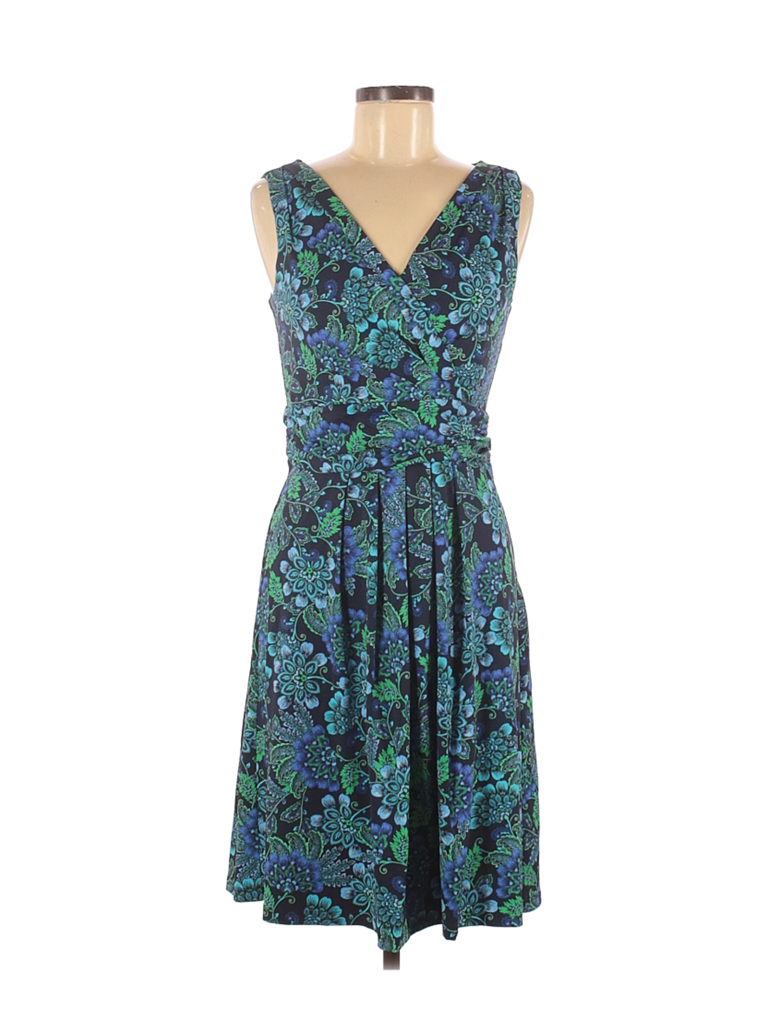 Talbots Women Blue Casual Dress 6 | eBay