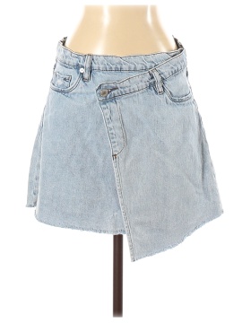 used denim skirt