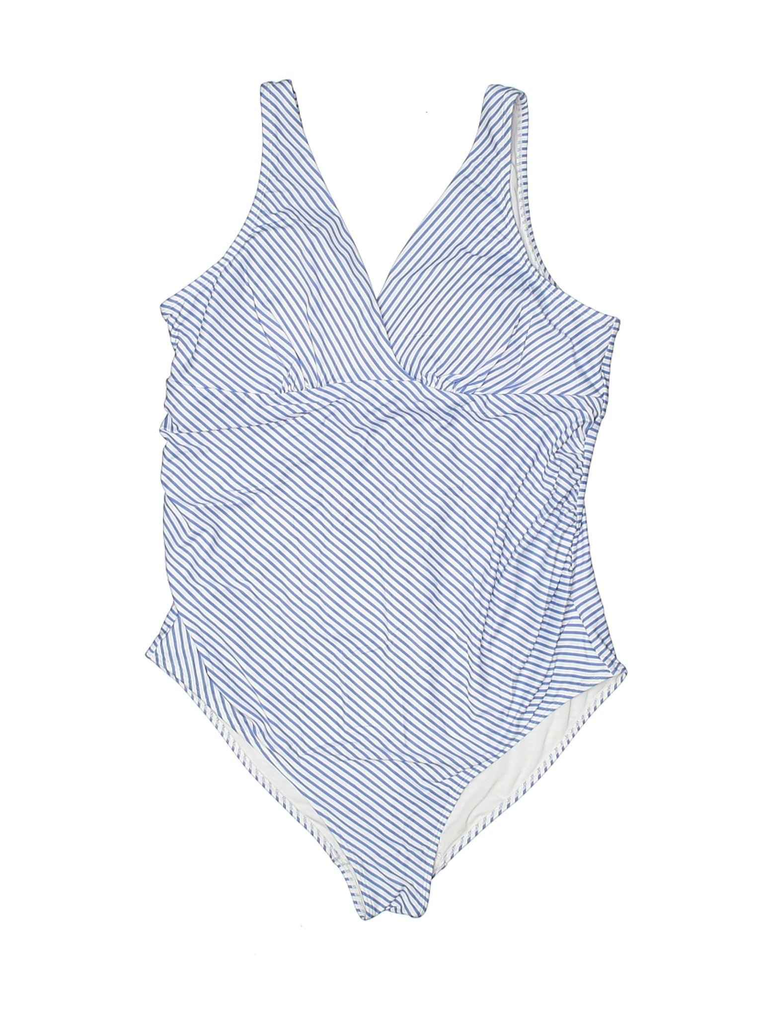 H&M Women White One Piece Swimsuit M | eBay