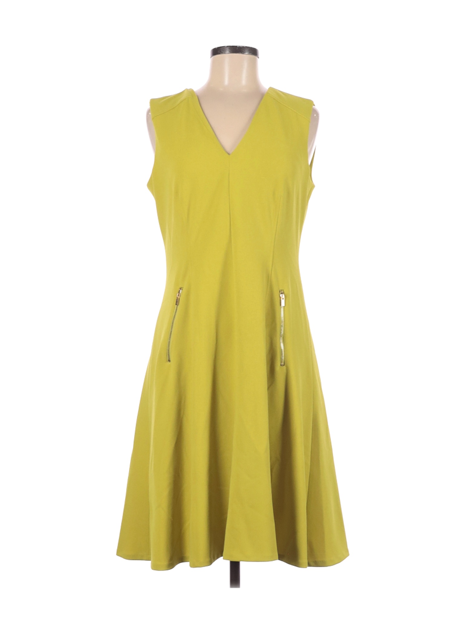 Calvin Klein Women Yellow Cocktail Dress 10 | eBay