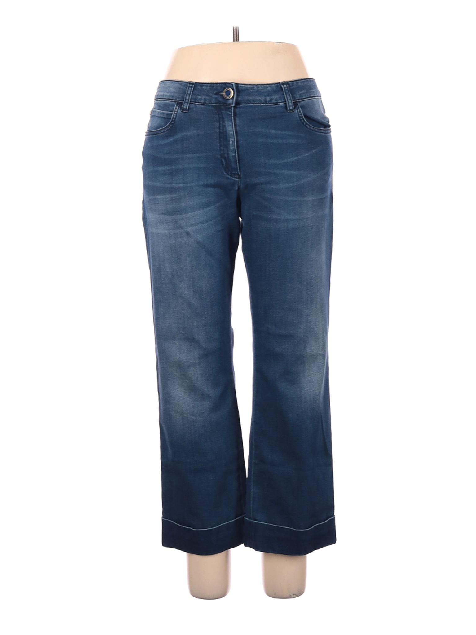 Luisa Spagnoli Women Blue Jeans 46 eur | eBay