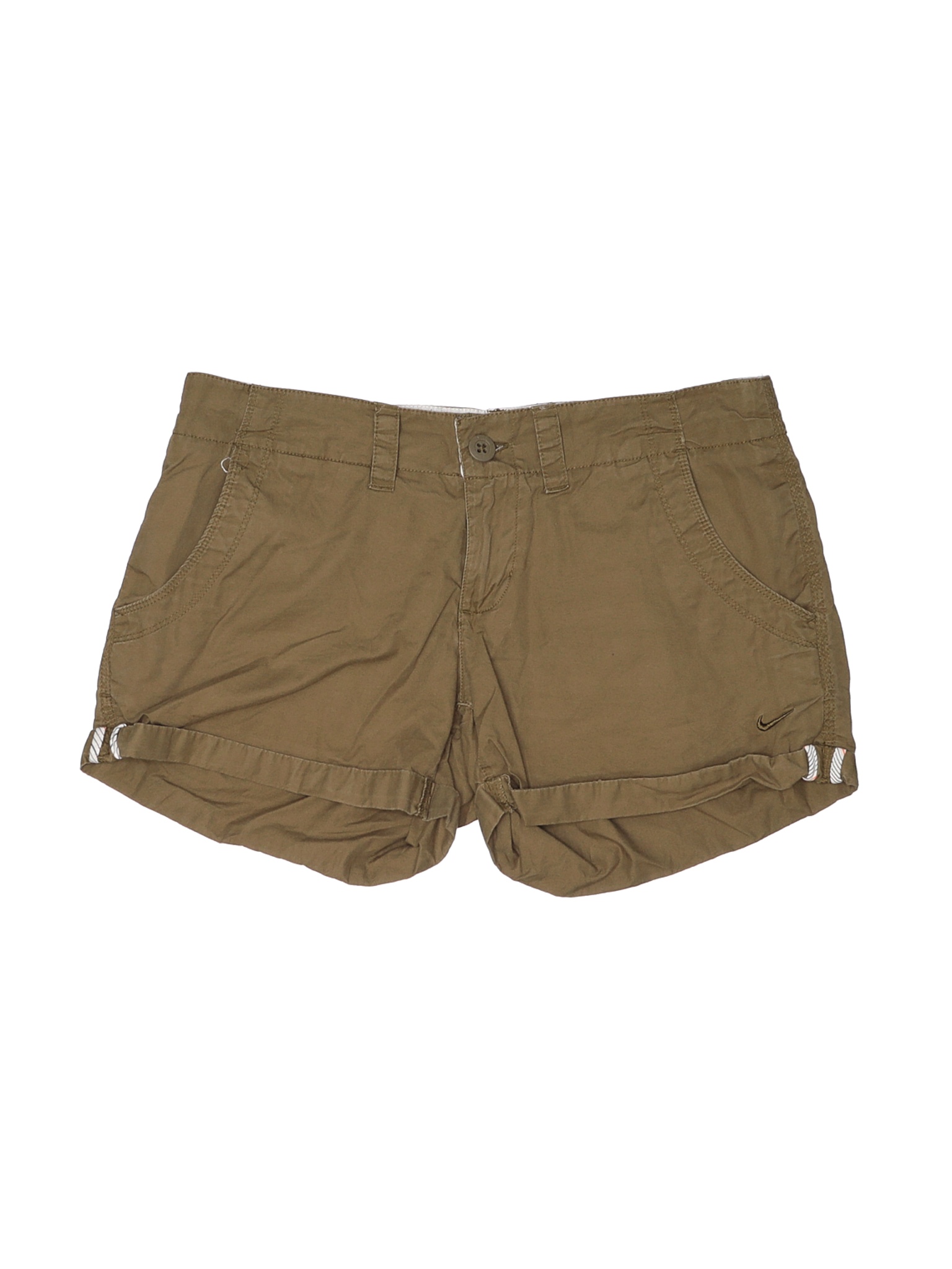 Nike Women Green Athletic Shorts 8 | eBay