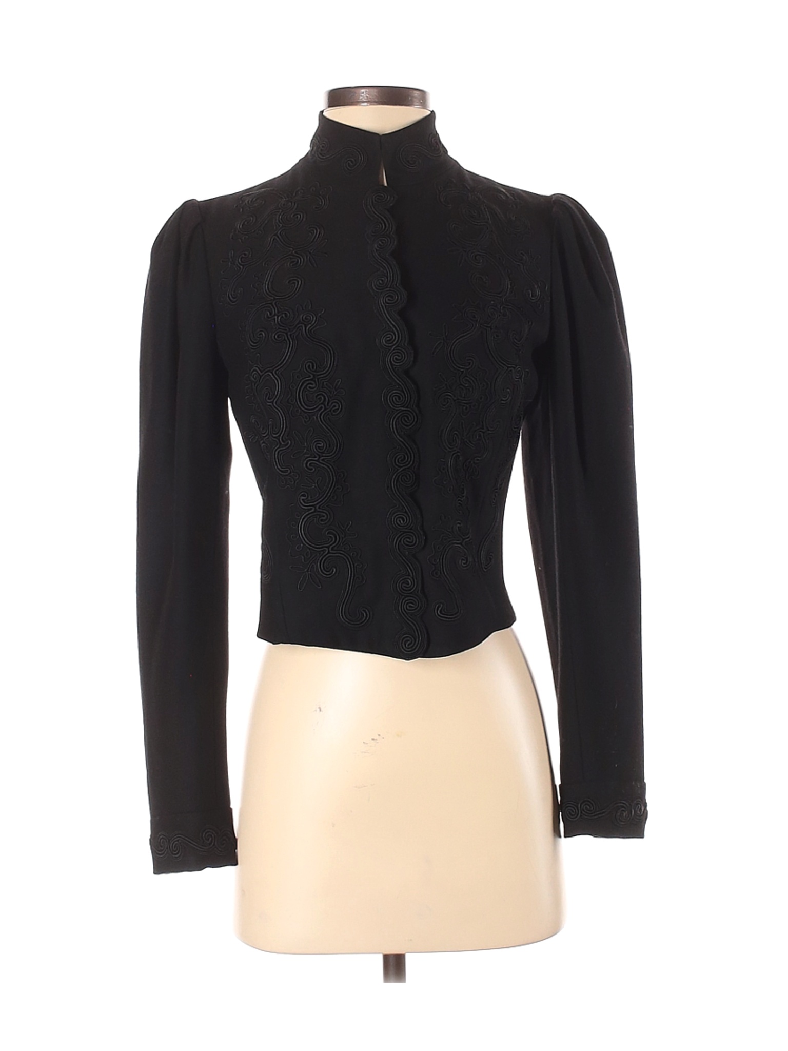 Ralph Lauren Collection Women Black Wool Blazer 6 | eBay