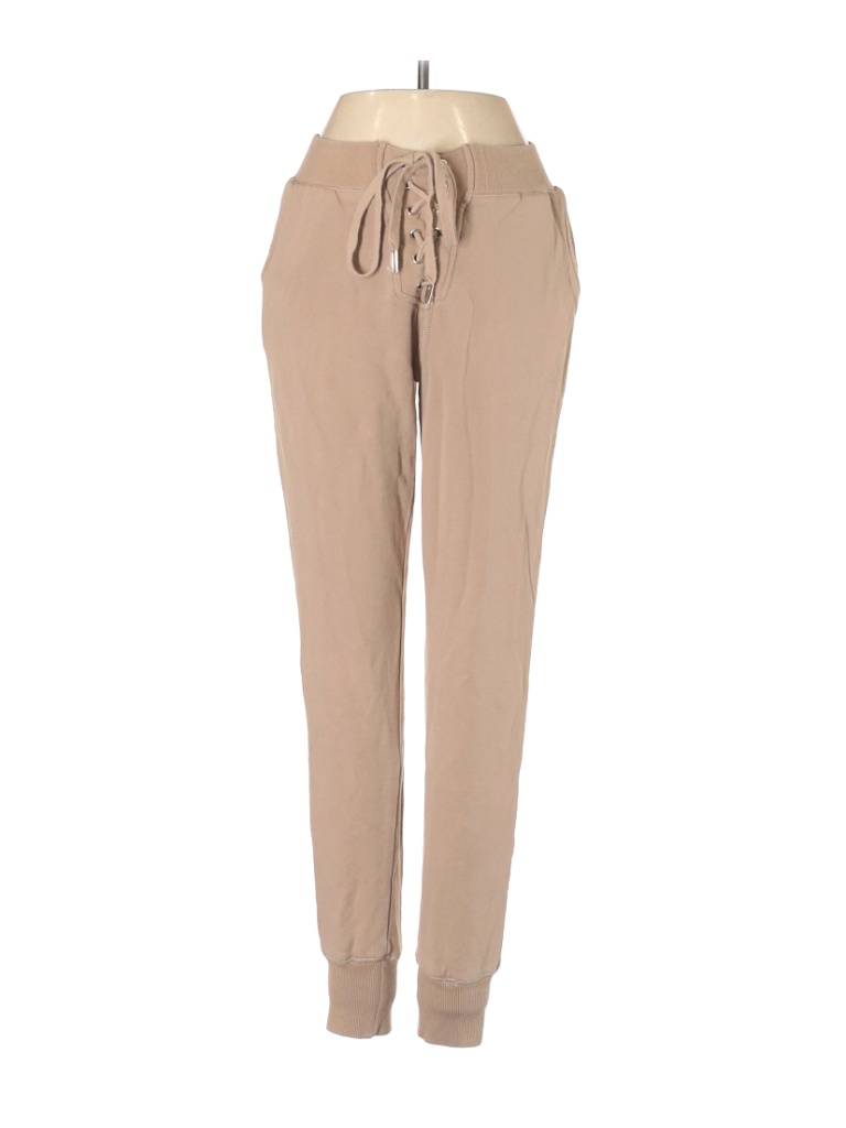 Nude Tan Casual Pants Size S - photo 1