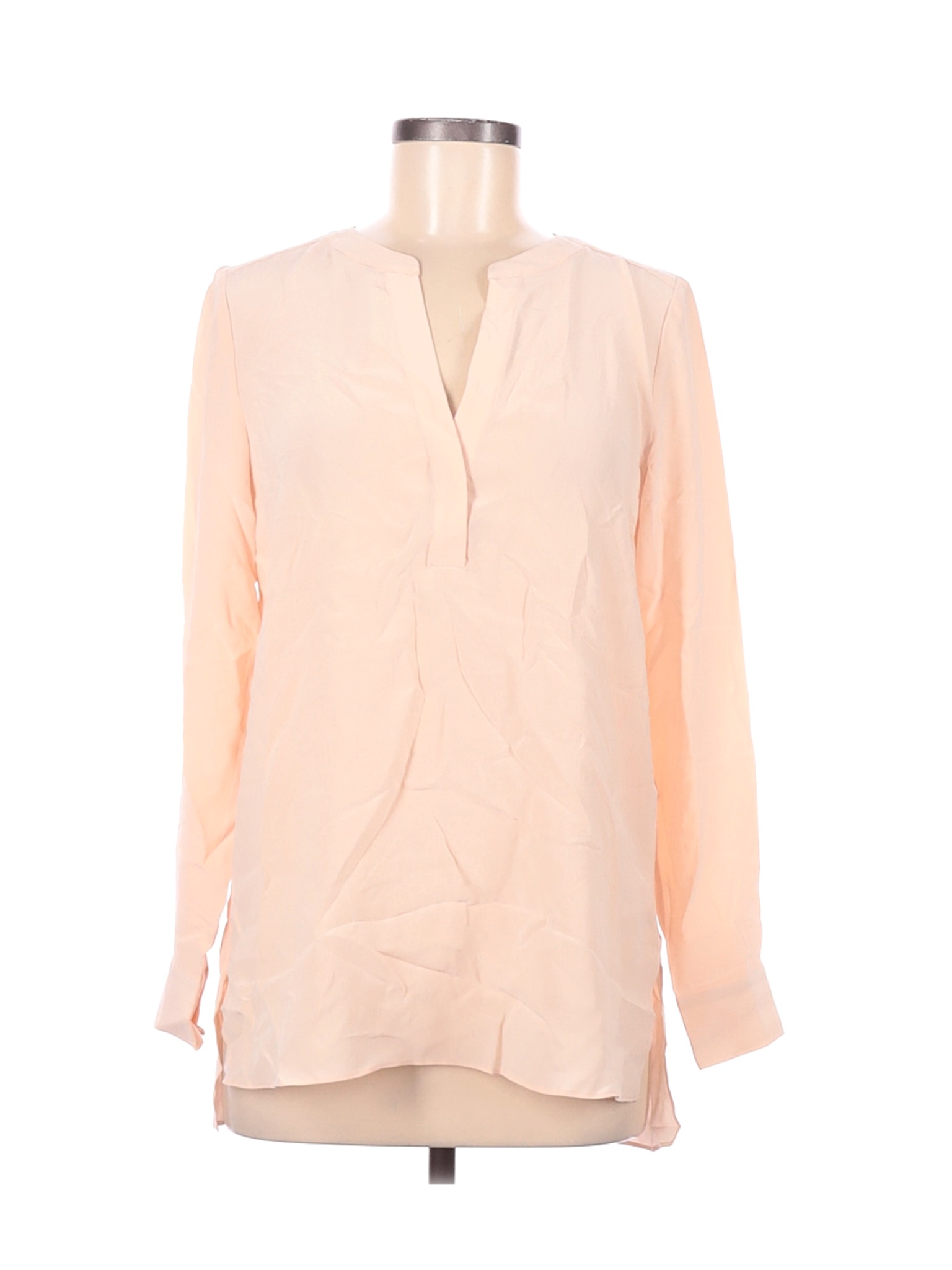Label Rachel Roy Women Pink Long Sleeve Silk Top S | eBay