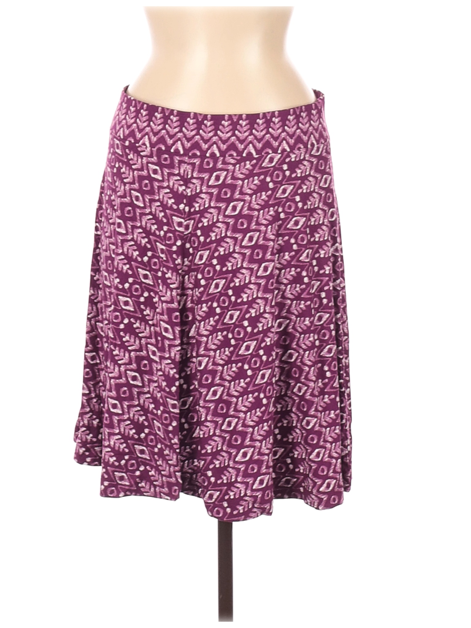 Ann Taylor Women Purple Casual Skirt M | eBay
