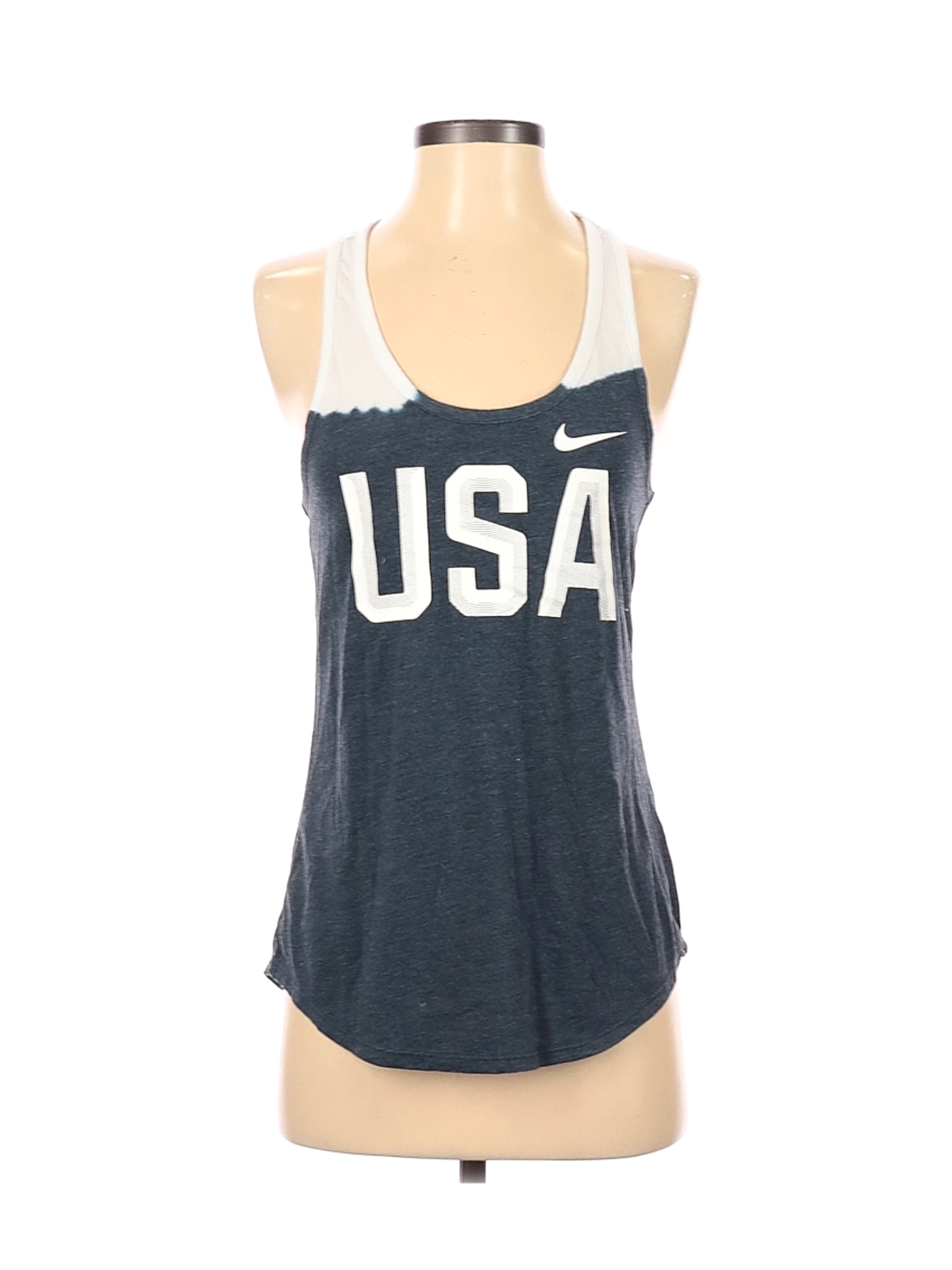 blue nike tank top