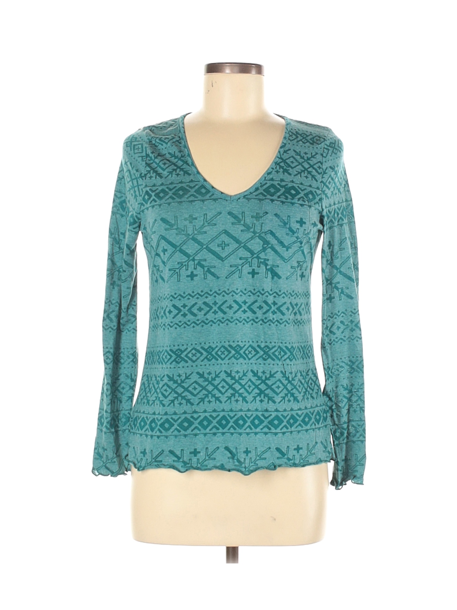 green long sleeve tops