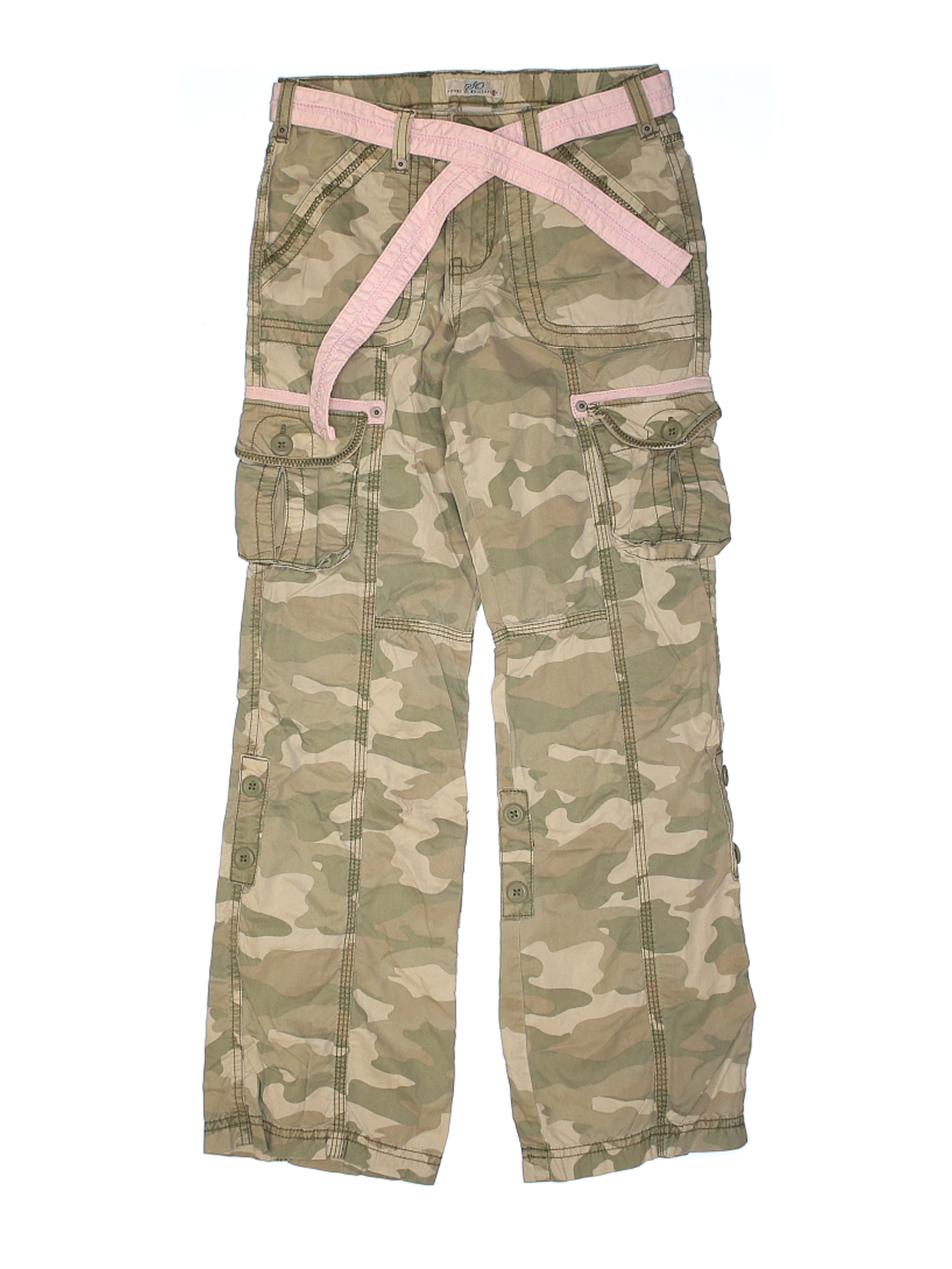 girls green cargo pants