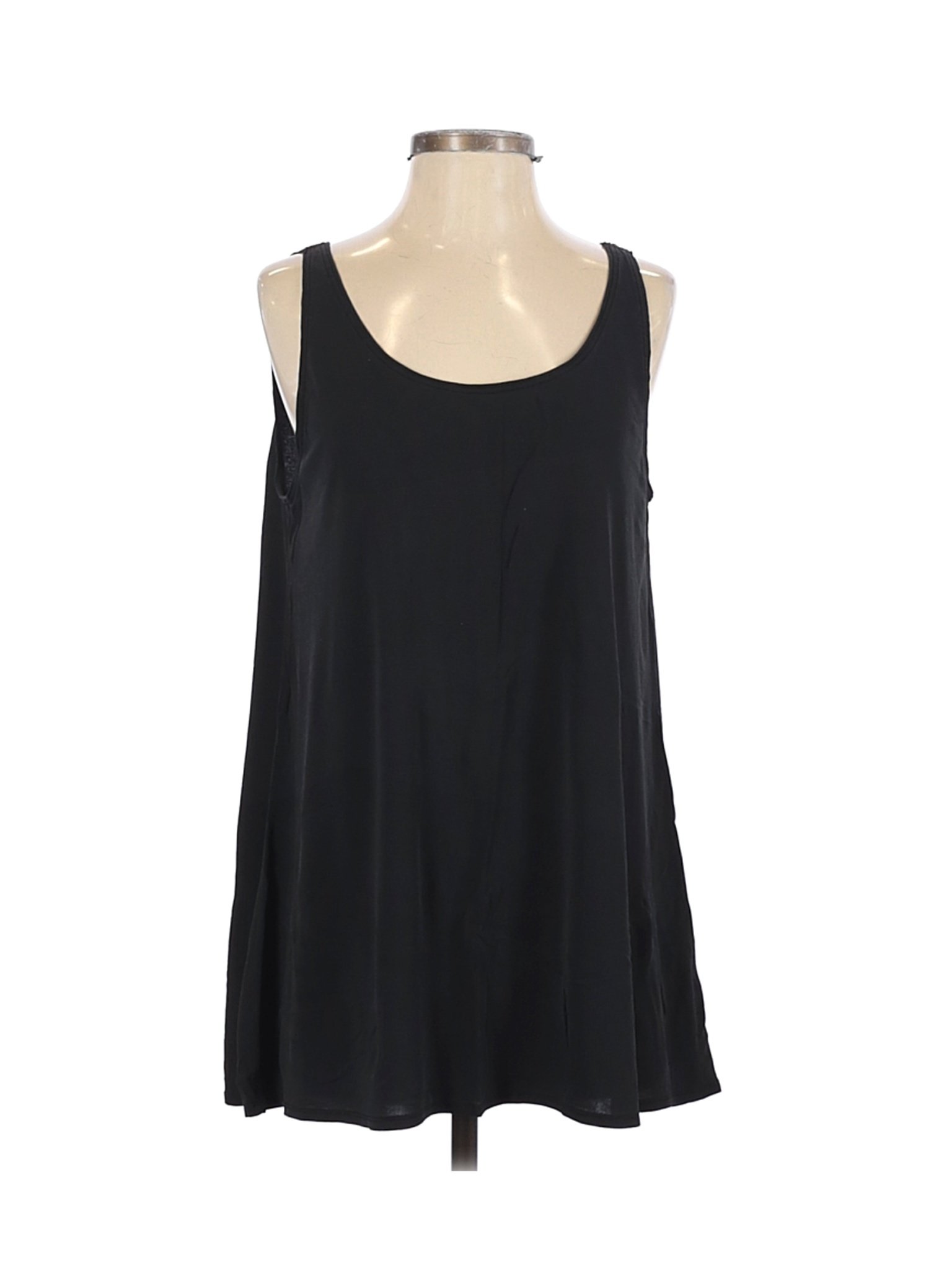Eileen Fisher Women Black Sleeveless Silk Top M | eBay