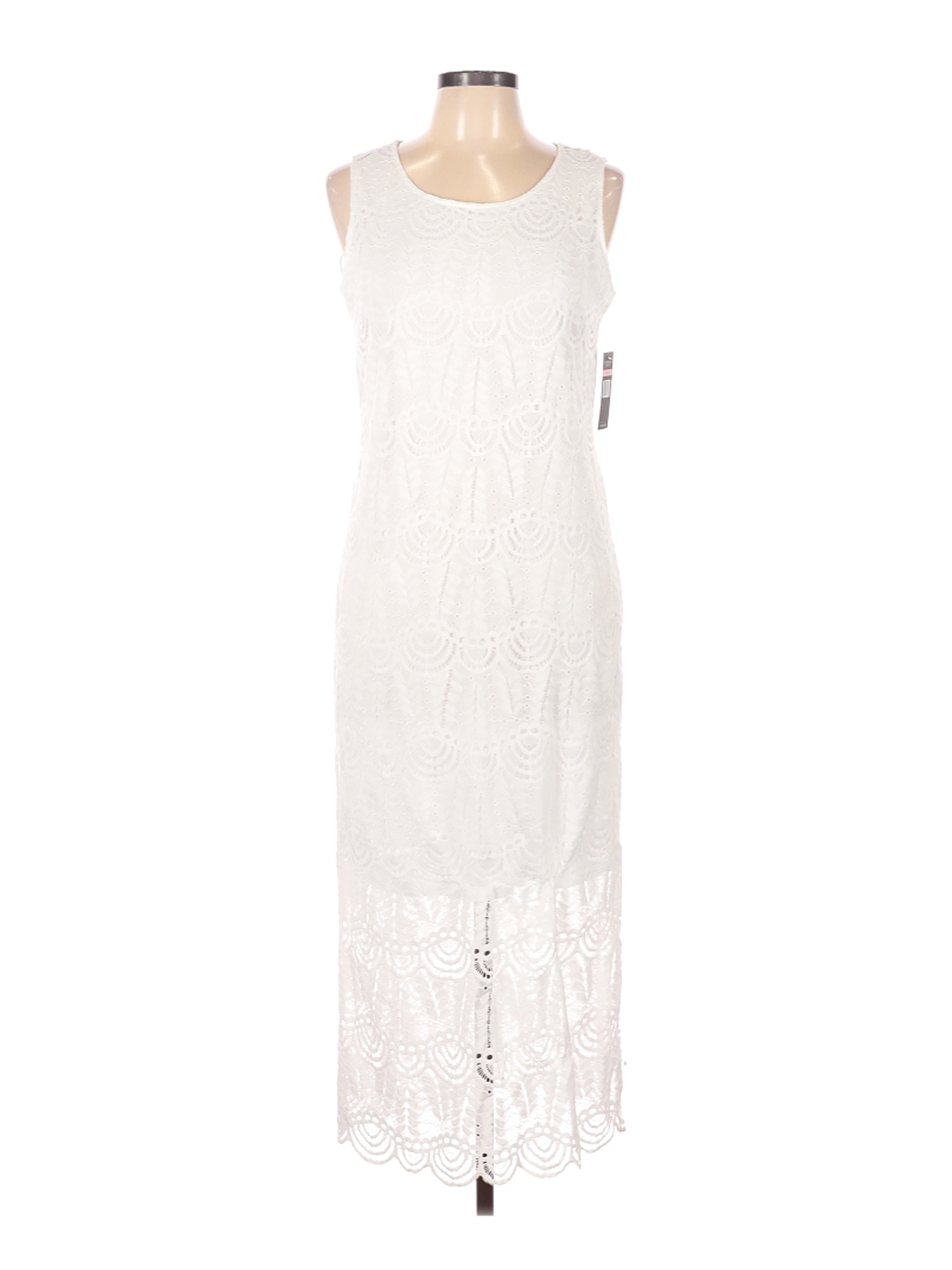 NWT Sharagano Women White Casual Dress 10 Petites | eBay