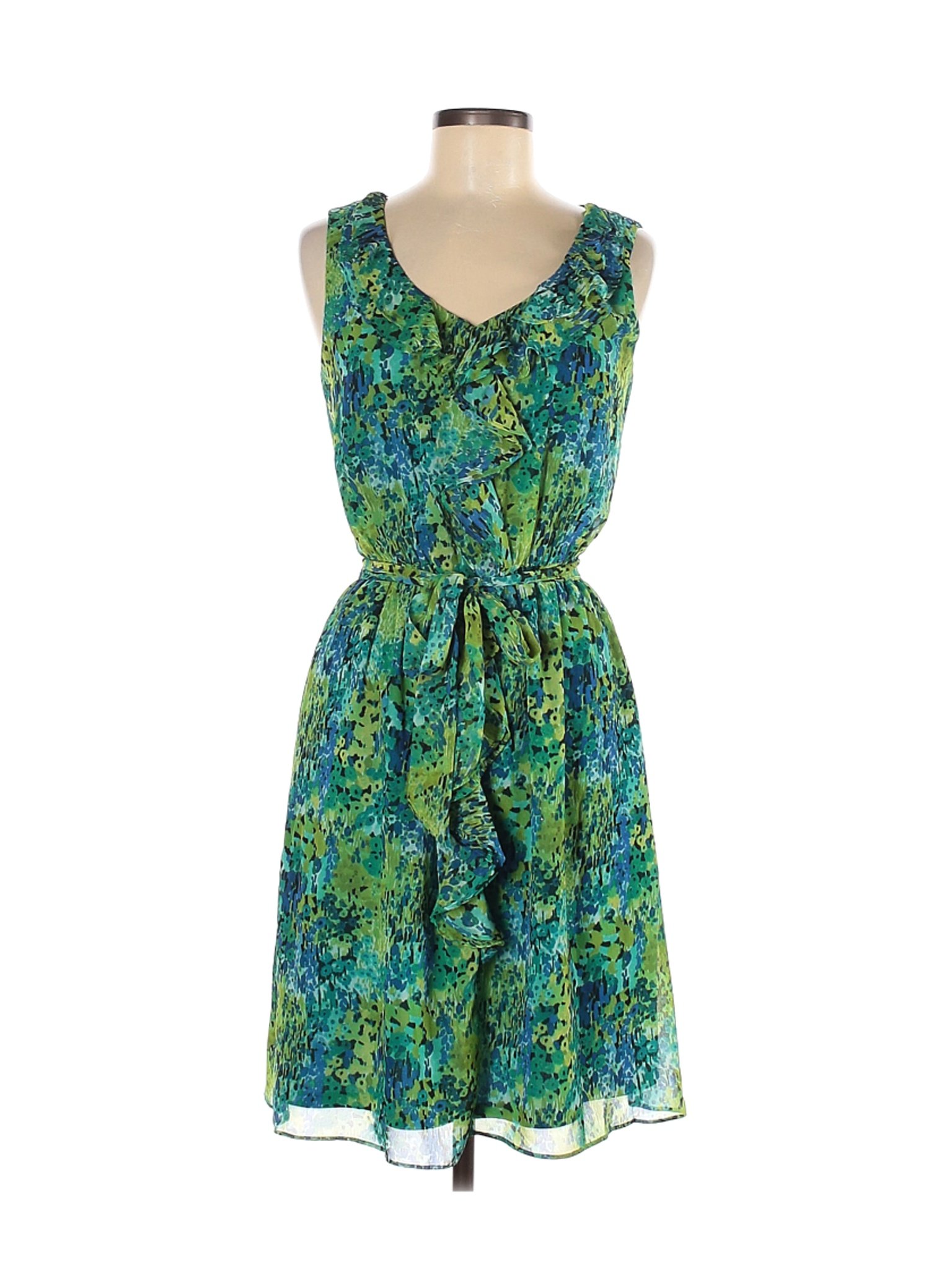 Nine West Women Green Casual Dress 6 | eBay