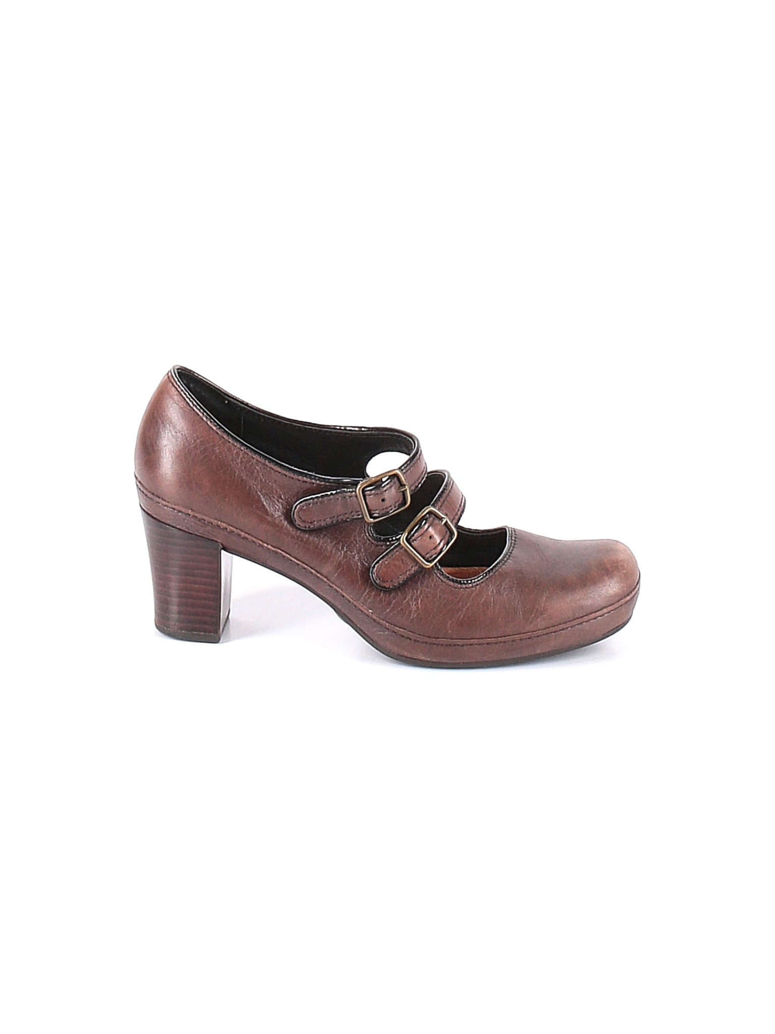 clarks ladies brown shoes