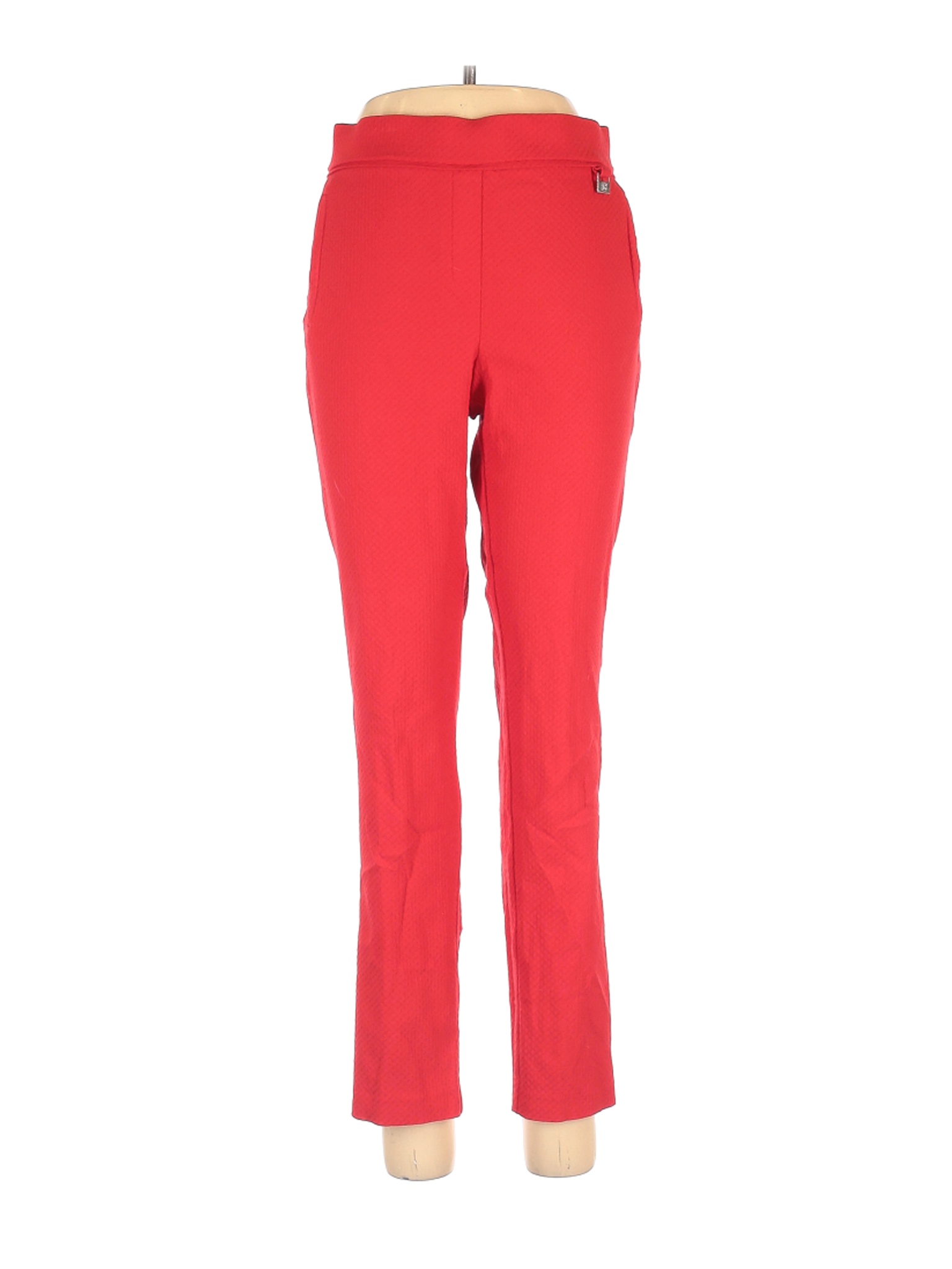 Rafaella Women Red Casual Pants 6 | eBay