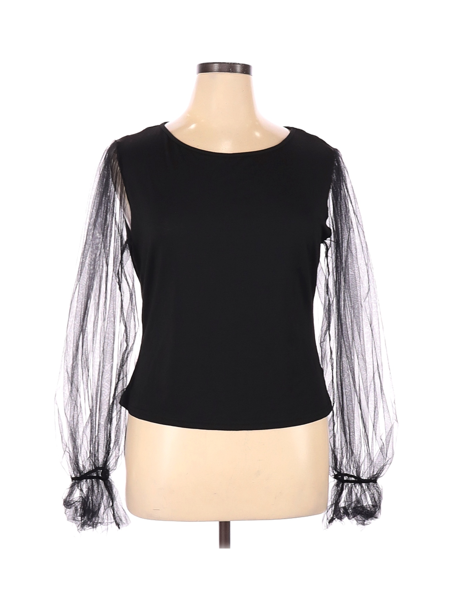 Shein Women Black Long Sleeve Top 1X Plus | eBay