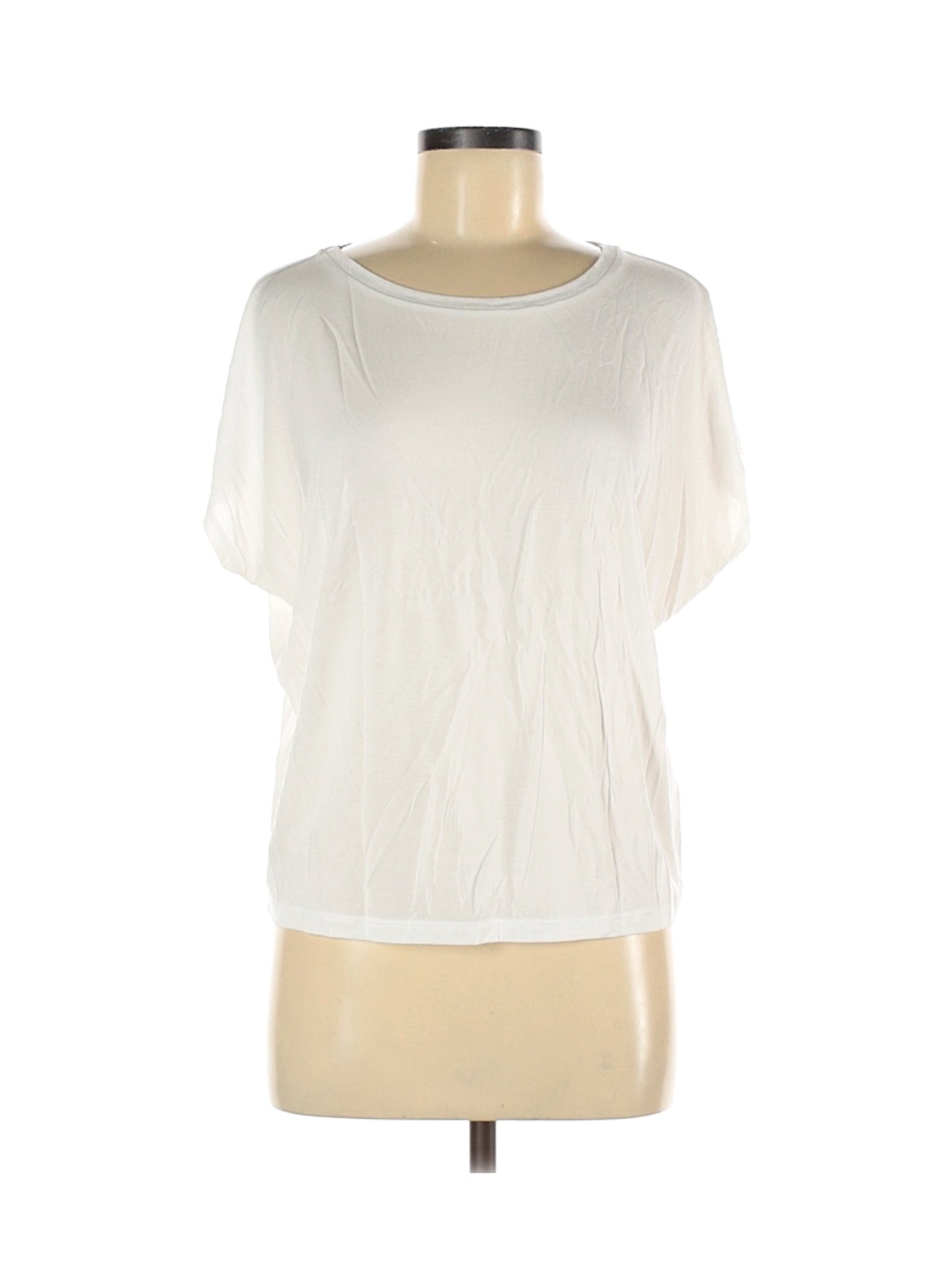 Uniqlo Women White Short Sleeve T-Shirt S | eBay