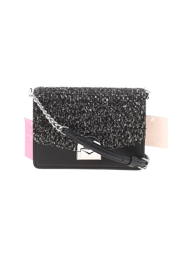 Kate Spade New York Black Leather Crossbody Bag One Size - photo 1
