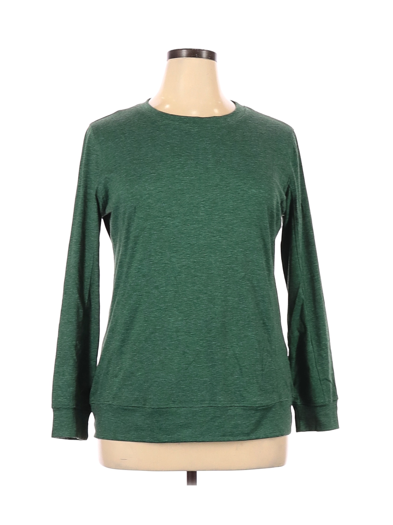 Misslook Women Green Long Sleeve T-Shirt XL | eBay