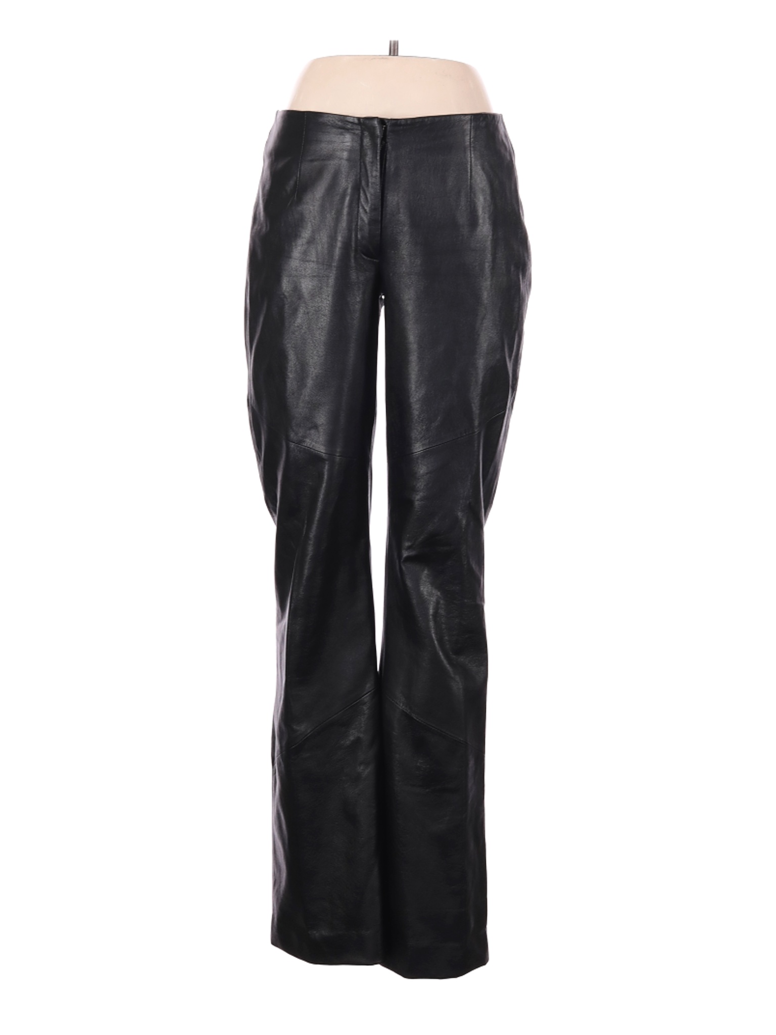 Wilsons Leather 100% Leather Solid Black Leather Pants Size 8 - 65% off ...