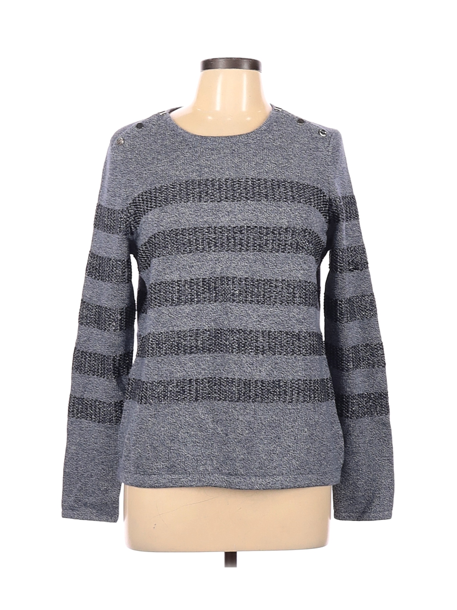 NWT J. McLaughlin Women Gray Pullover Sweater L | eBay