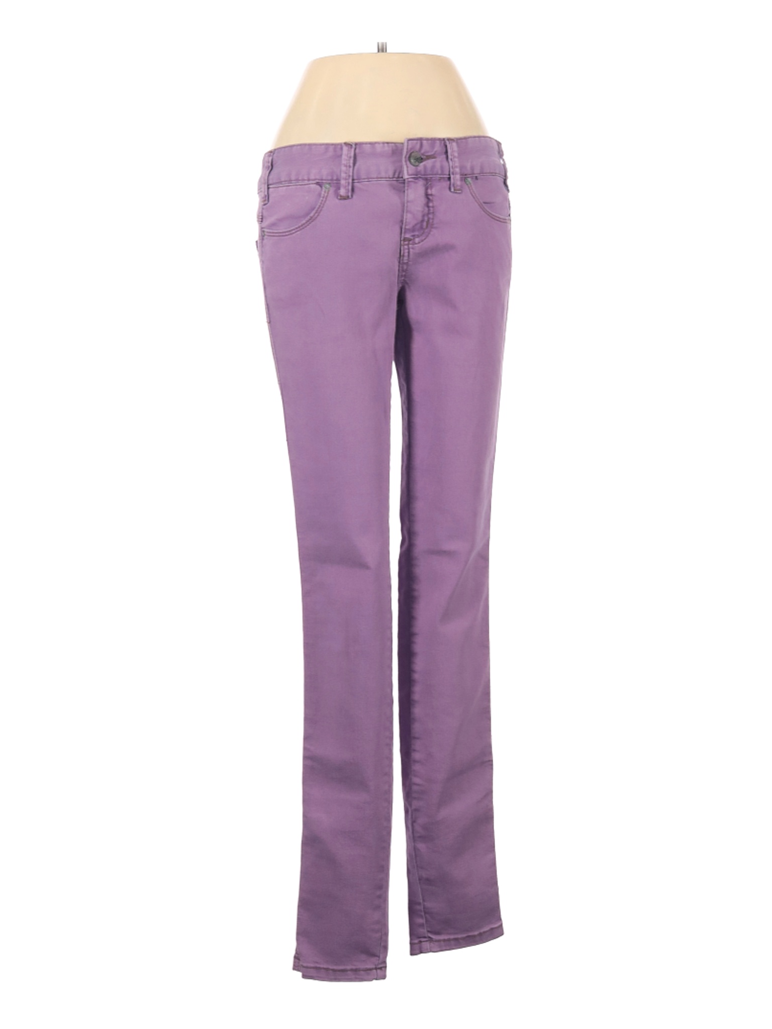 black purple jeans with tag