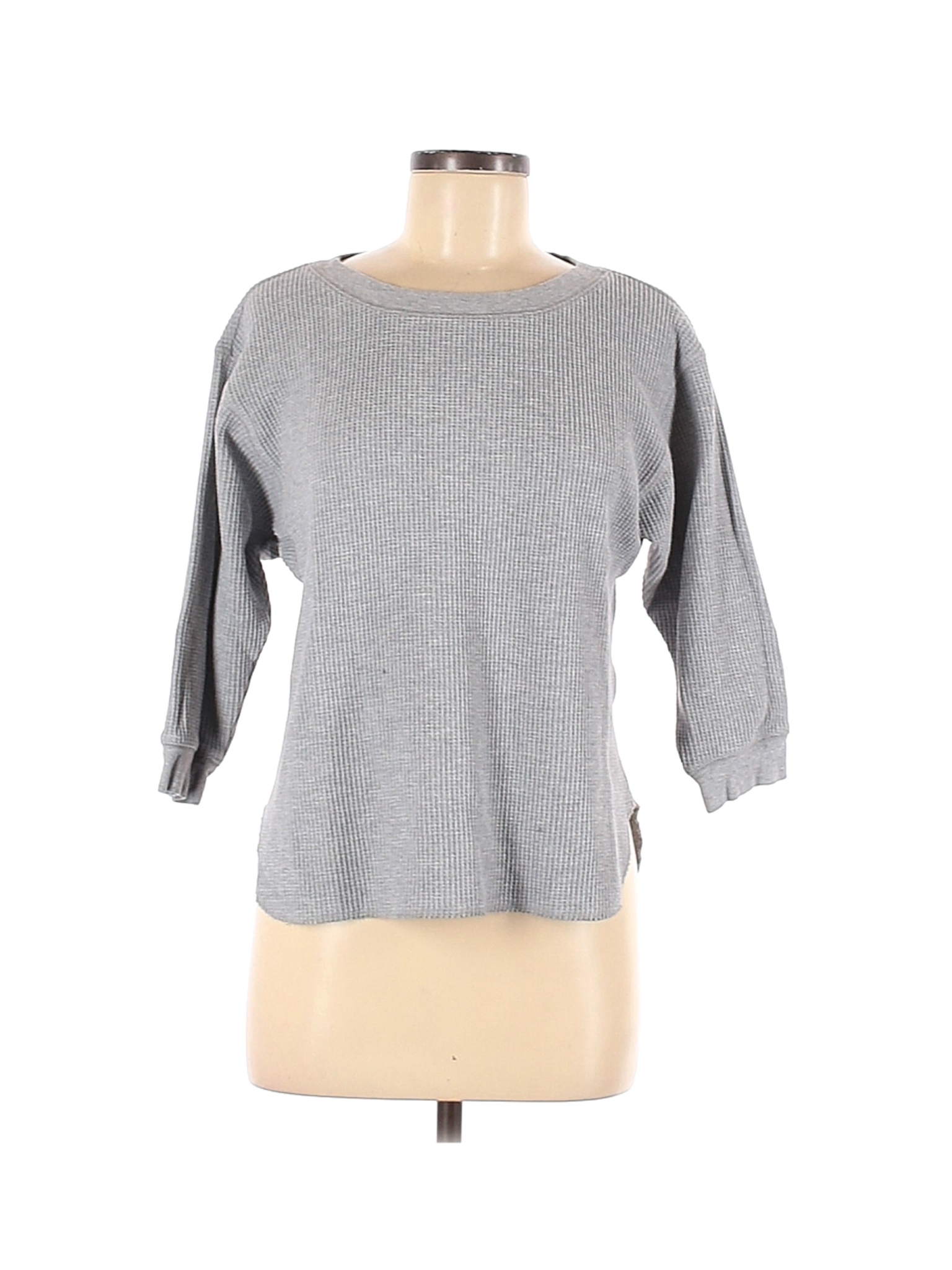 Uniqlo Women Gray Thermal Top S | eBay