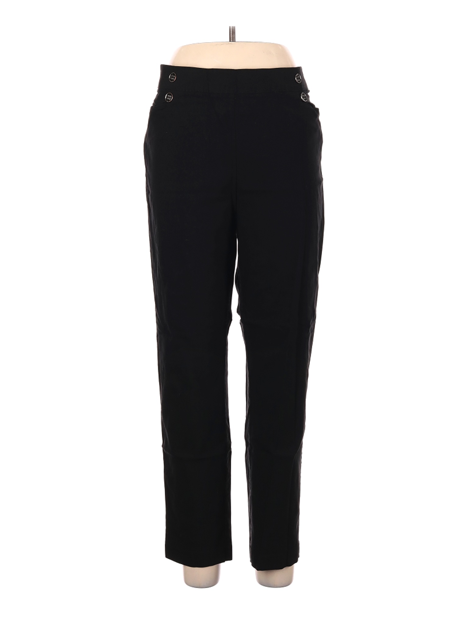 Retrology Women Black Casual Pants XL | eBay
