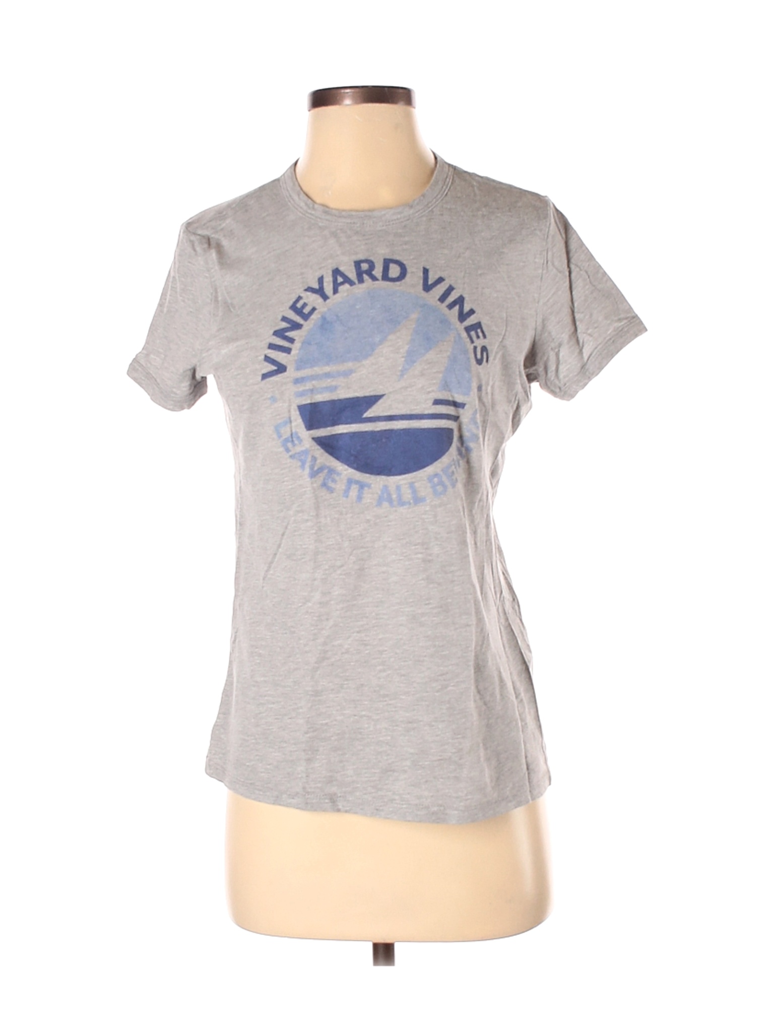 Vineyard Vines Women Gray Short Sleeve T-Shirt S | eBay