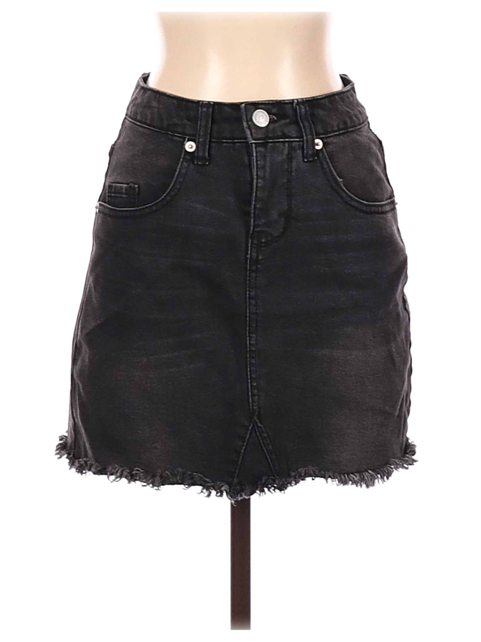 Wild Fable Women Black Denim Skirt 0 | eBay