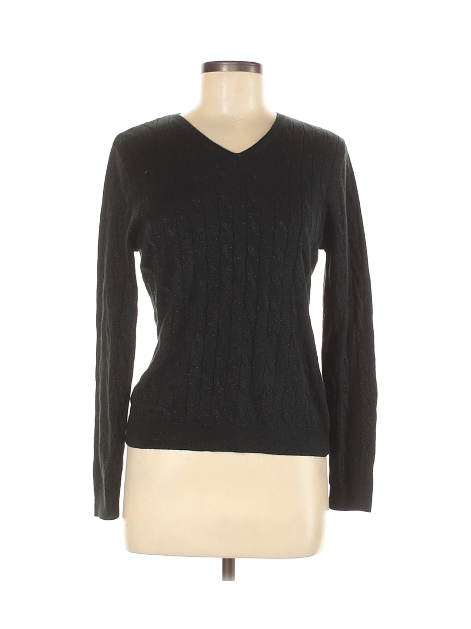 Croft & Barrow Women Black Pullover Sweater M | eBay
