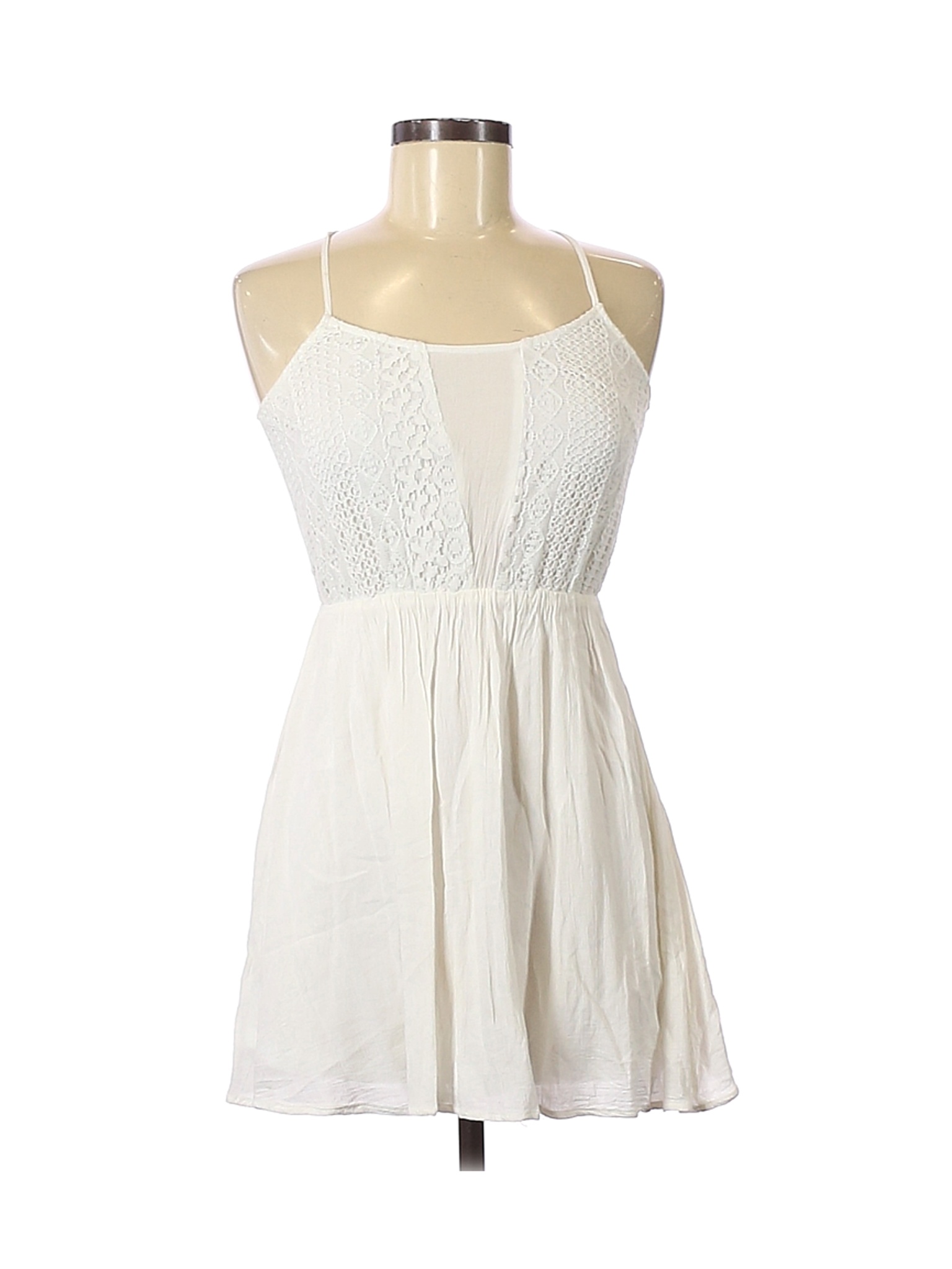 Forever 21 Women White Casual Dress XS | eBay