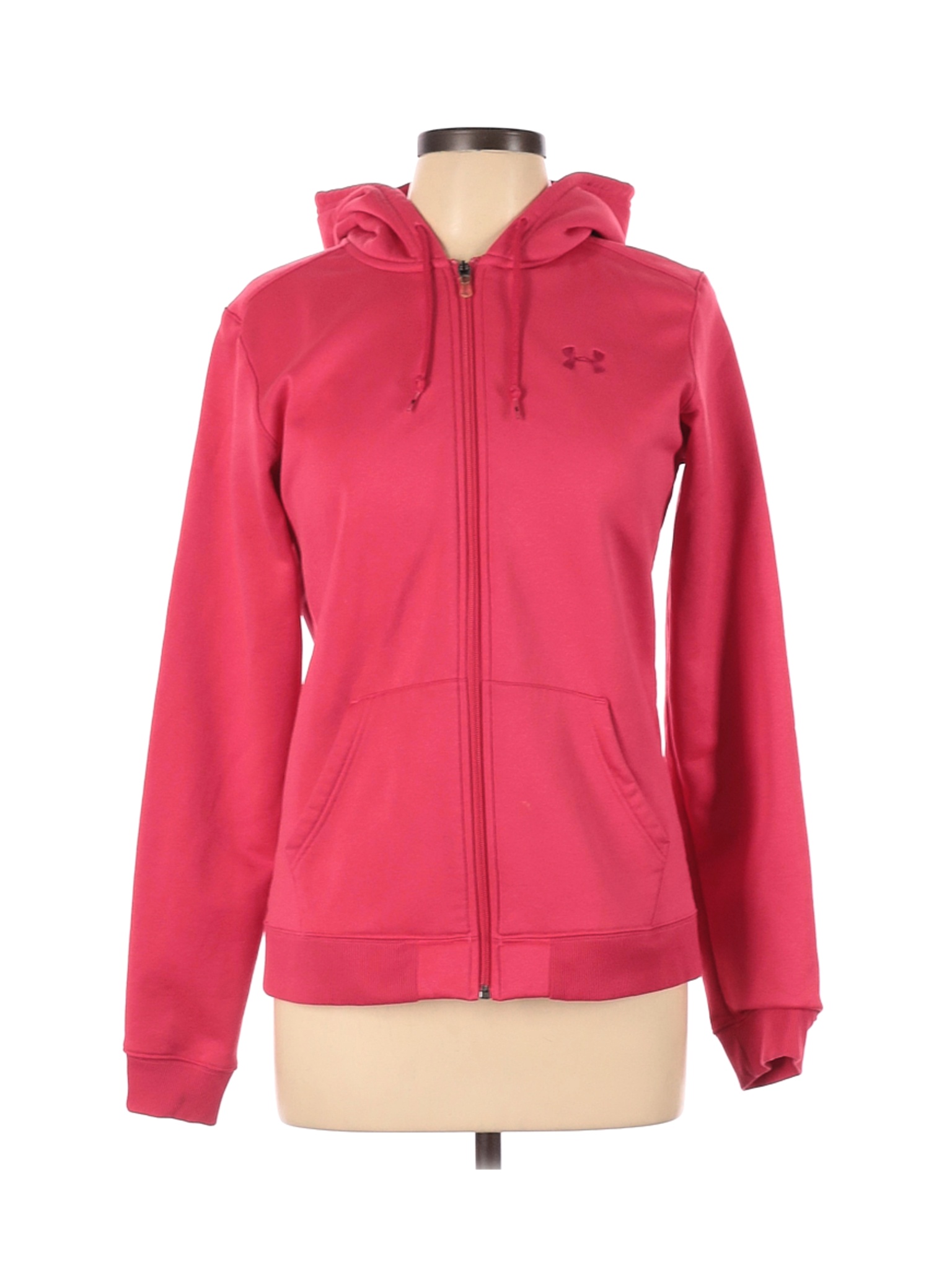 Under Armour Women Pink Zip Up Hoodie L eBay