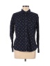 Eddie Bauer 100% Cotton Blue Long Sleeve Button-Down Shirt Size M (Petite) - photo 1