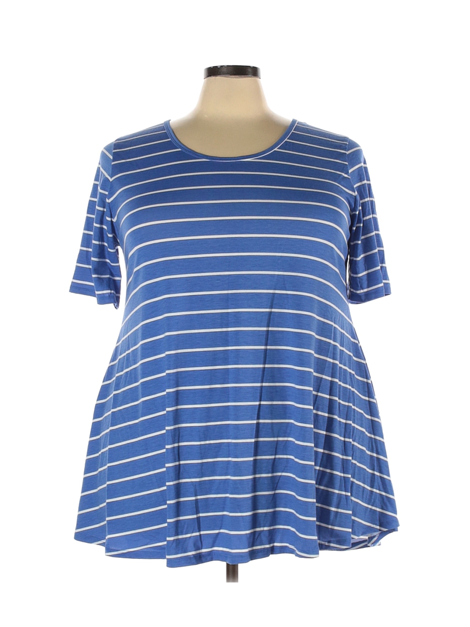 Lularoe Women Blue Short Sleeve T-Shirt 2X Plus | eBay