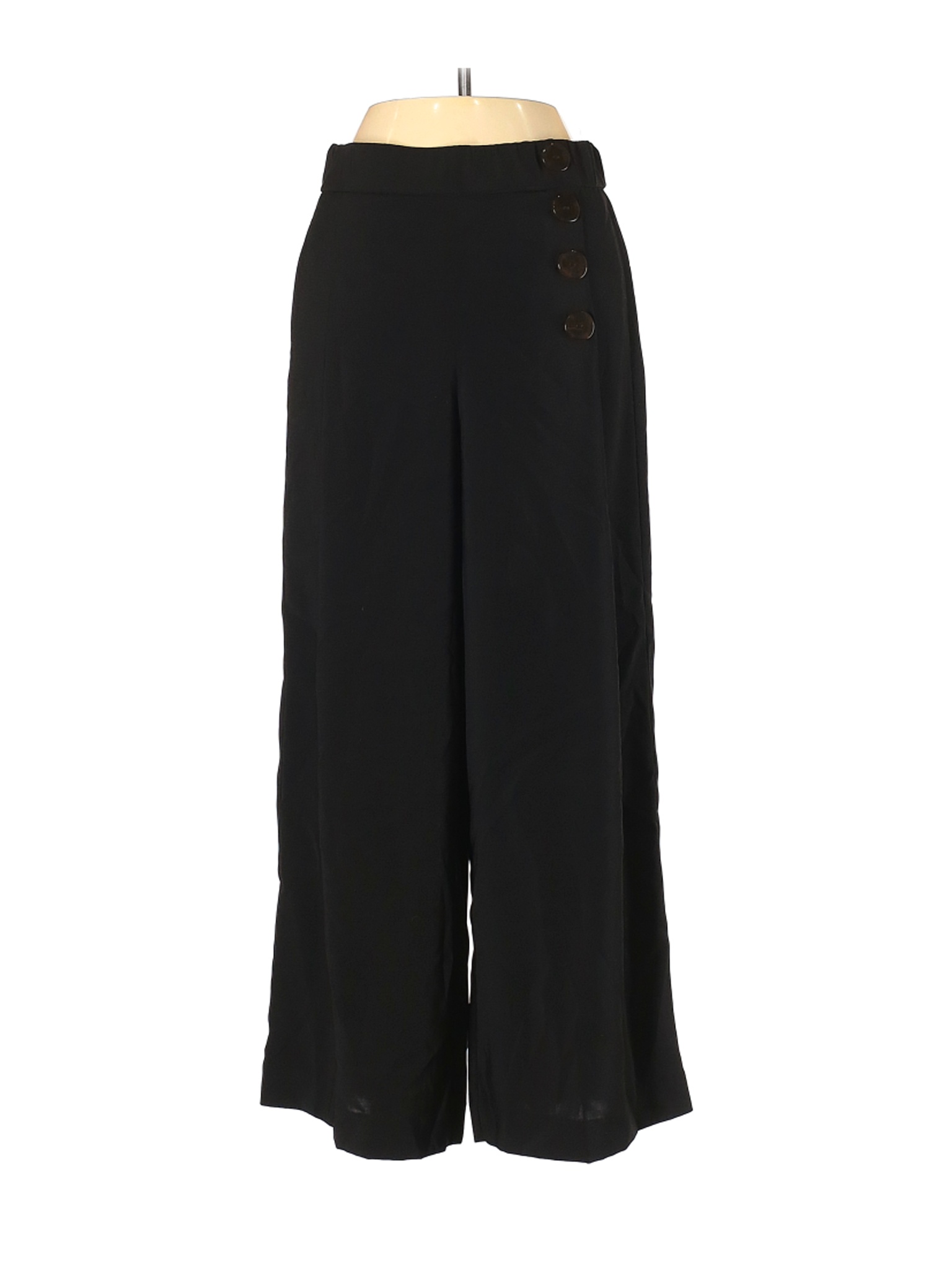 Zara Women Black Casual Pants XS | eBay