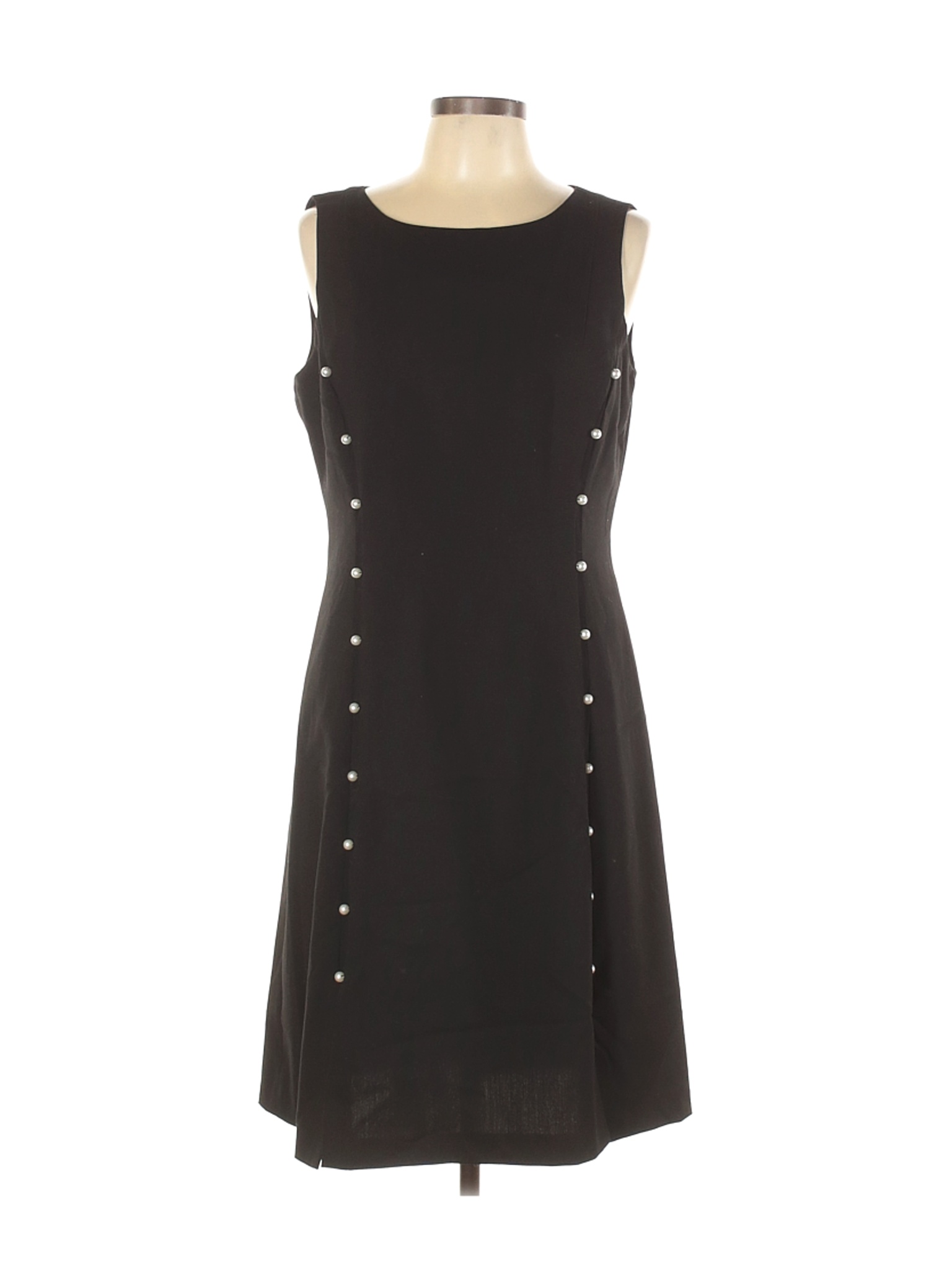 Calvin Klein Women Black Casual Dress 12 | eBay