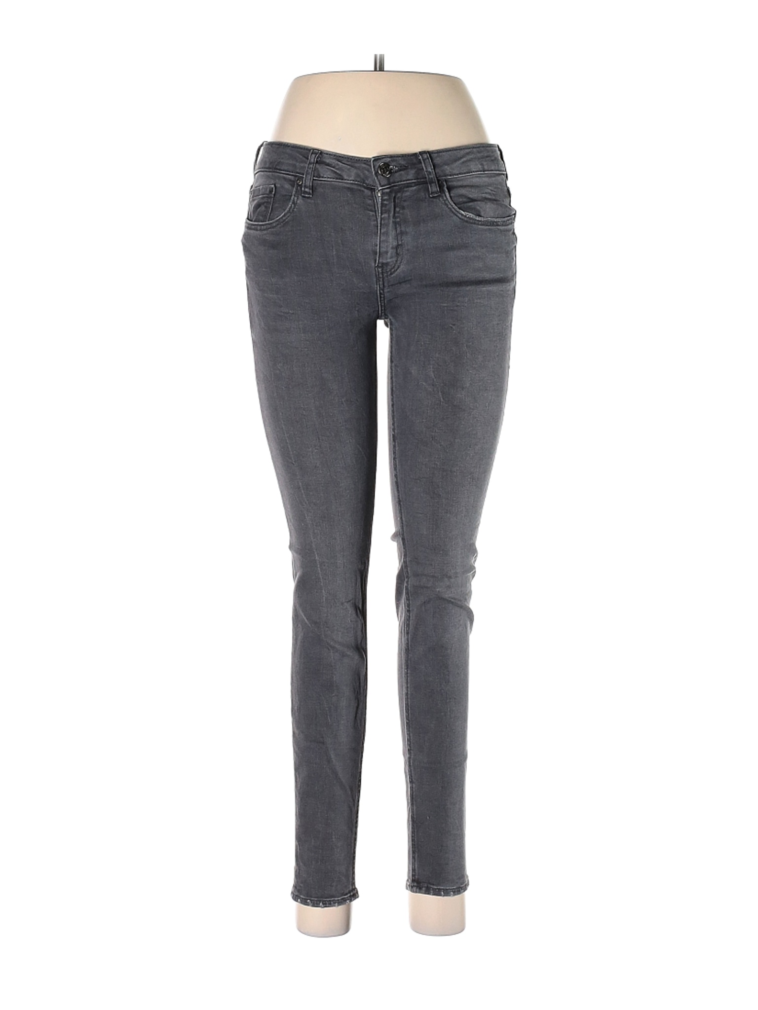 Zara Women Gray Jeans 4 | eBay