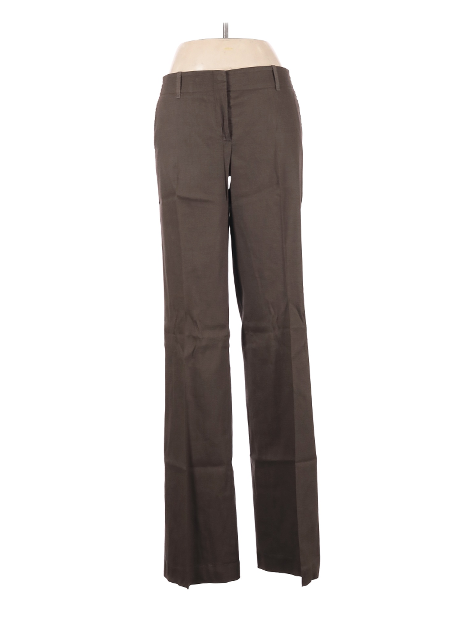 Elie Tahari Women Brown Linen Pants 8 | eBay