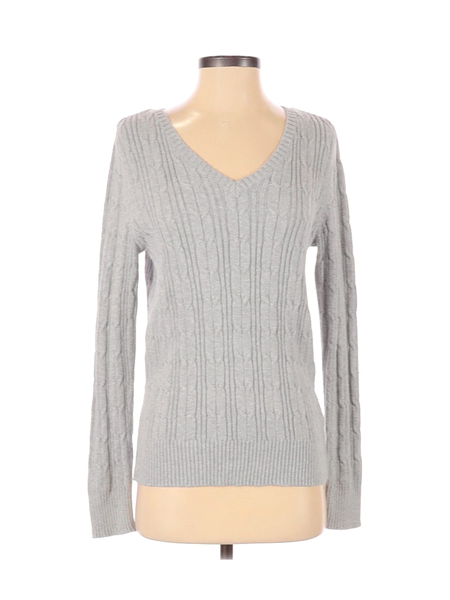 St. John's Bay Women Gray Pullover Sweater S | eBay