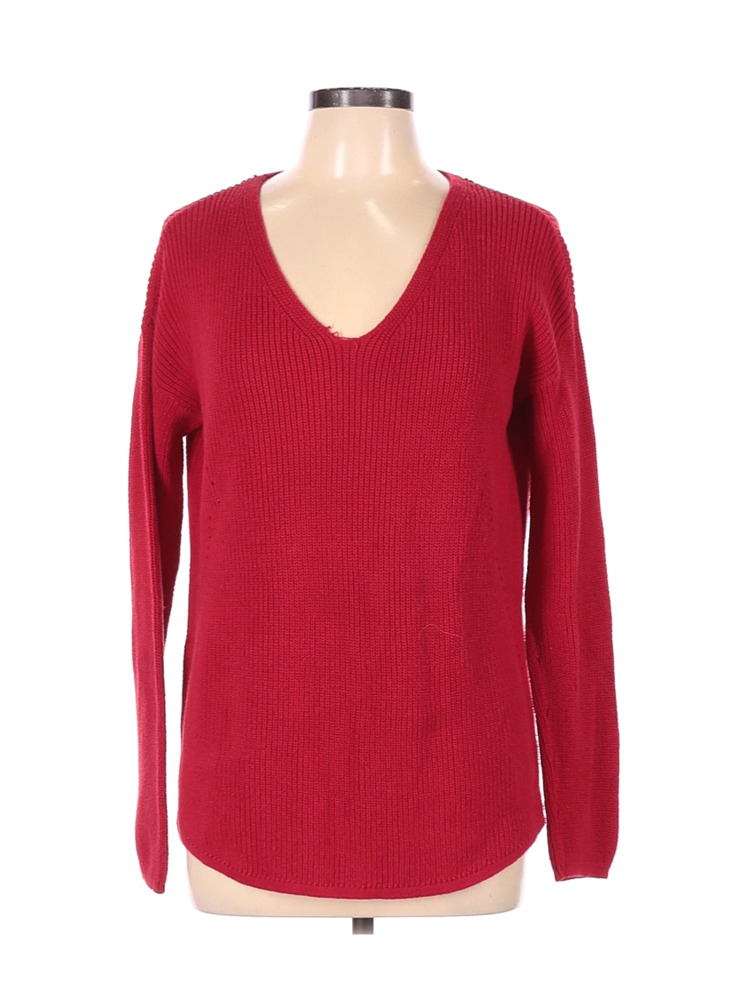 A.n.a. A New Approach Women Red Pullover Sweater L | eBay