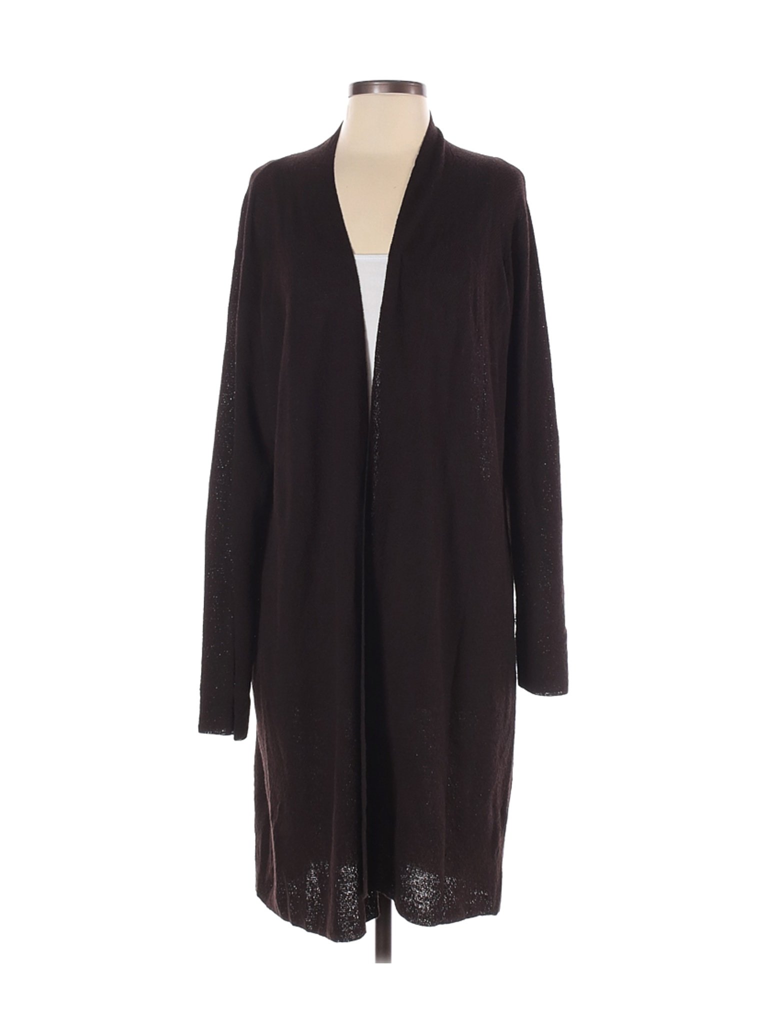 Eileen Fisher Women Black Wool Cardigan L | eBay