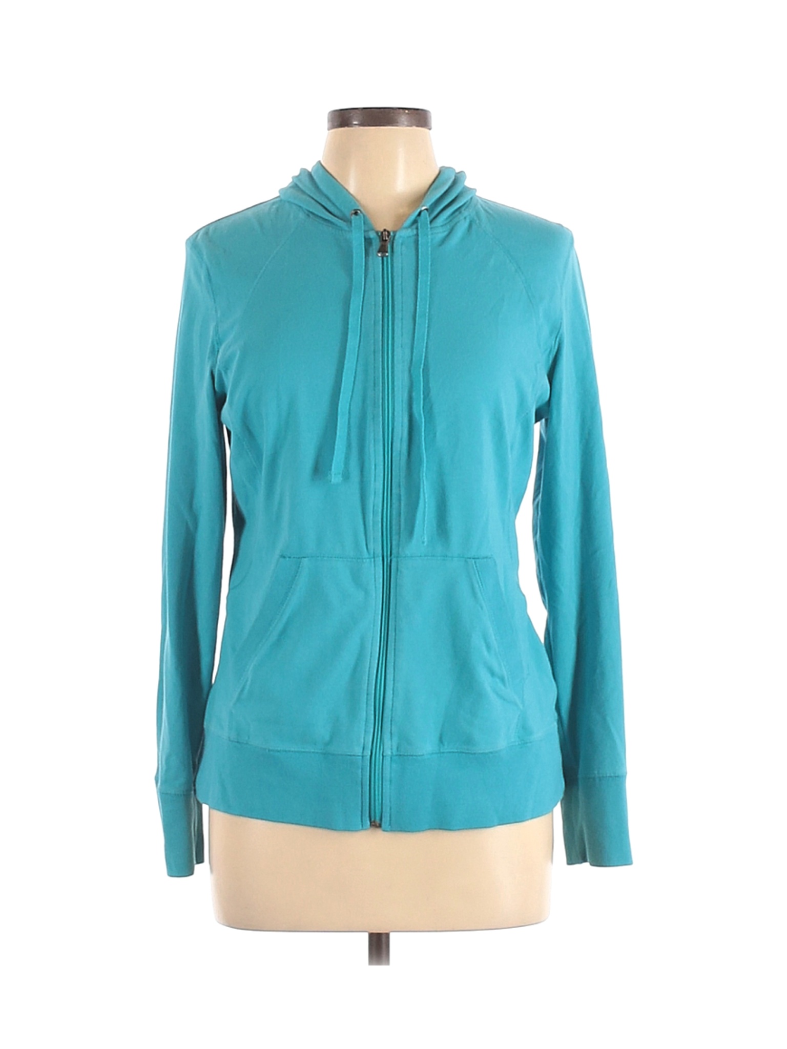 Tek Gear Women Blue Zip Up Hoodie L | eBay